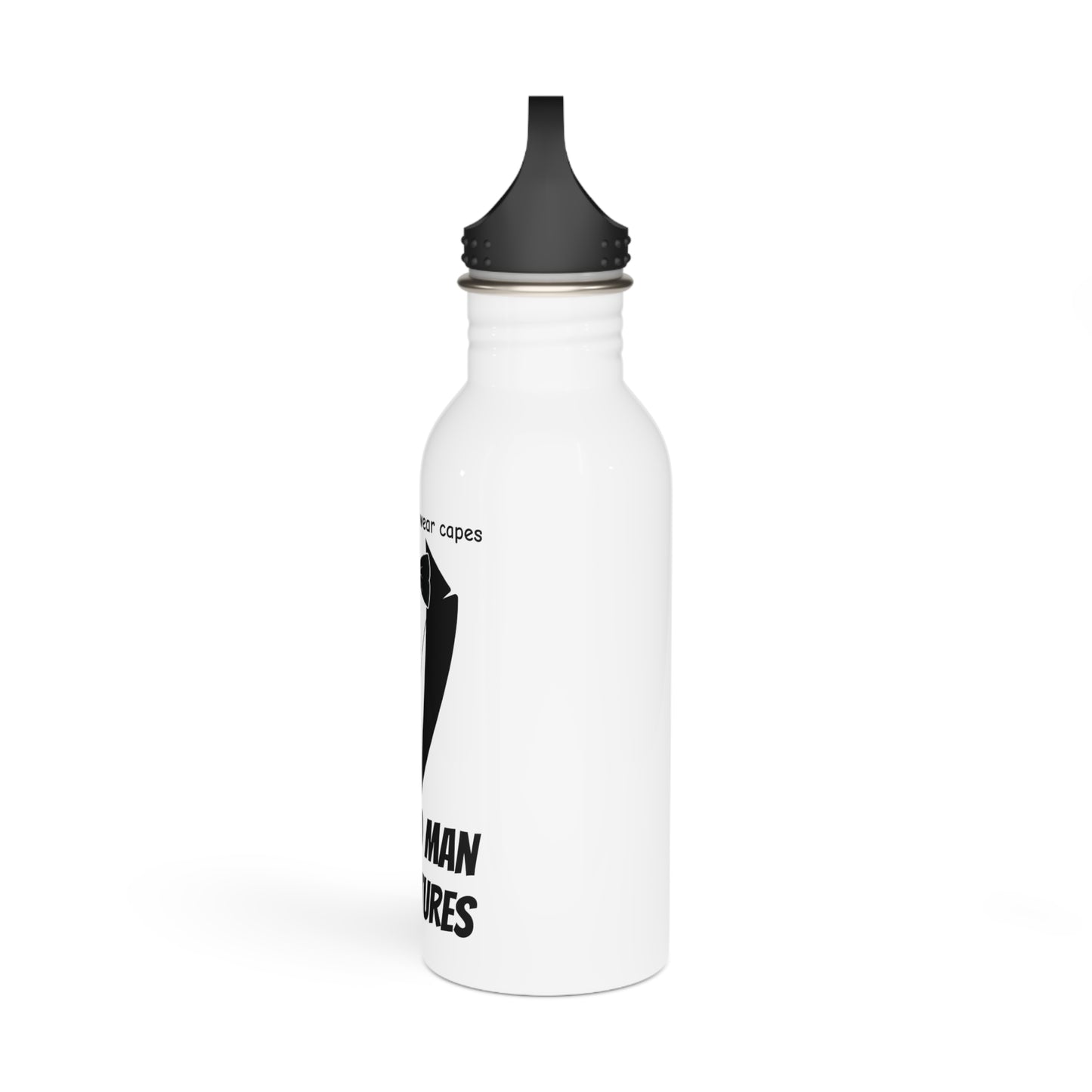 Black & White Tux Logo Stainless Steel Water Bottle 20 oz