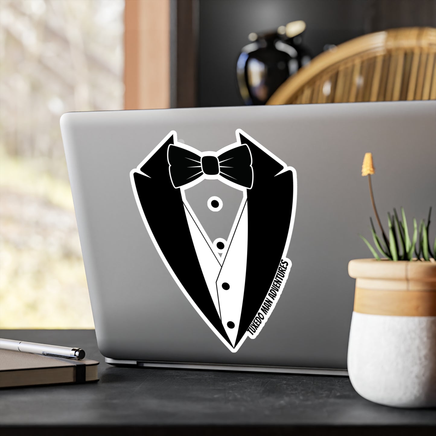 Vinyl Decal Tuxedo Man Logo