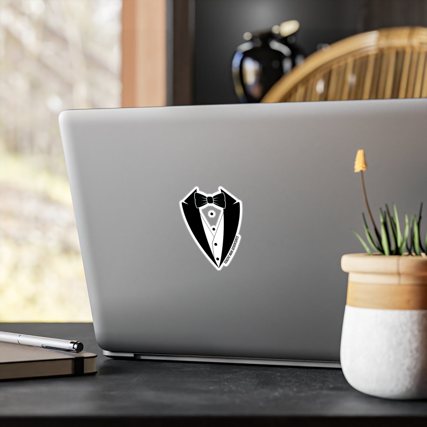 Vinyl Decal Tuxedo Man Logo