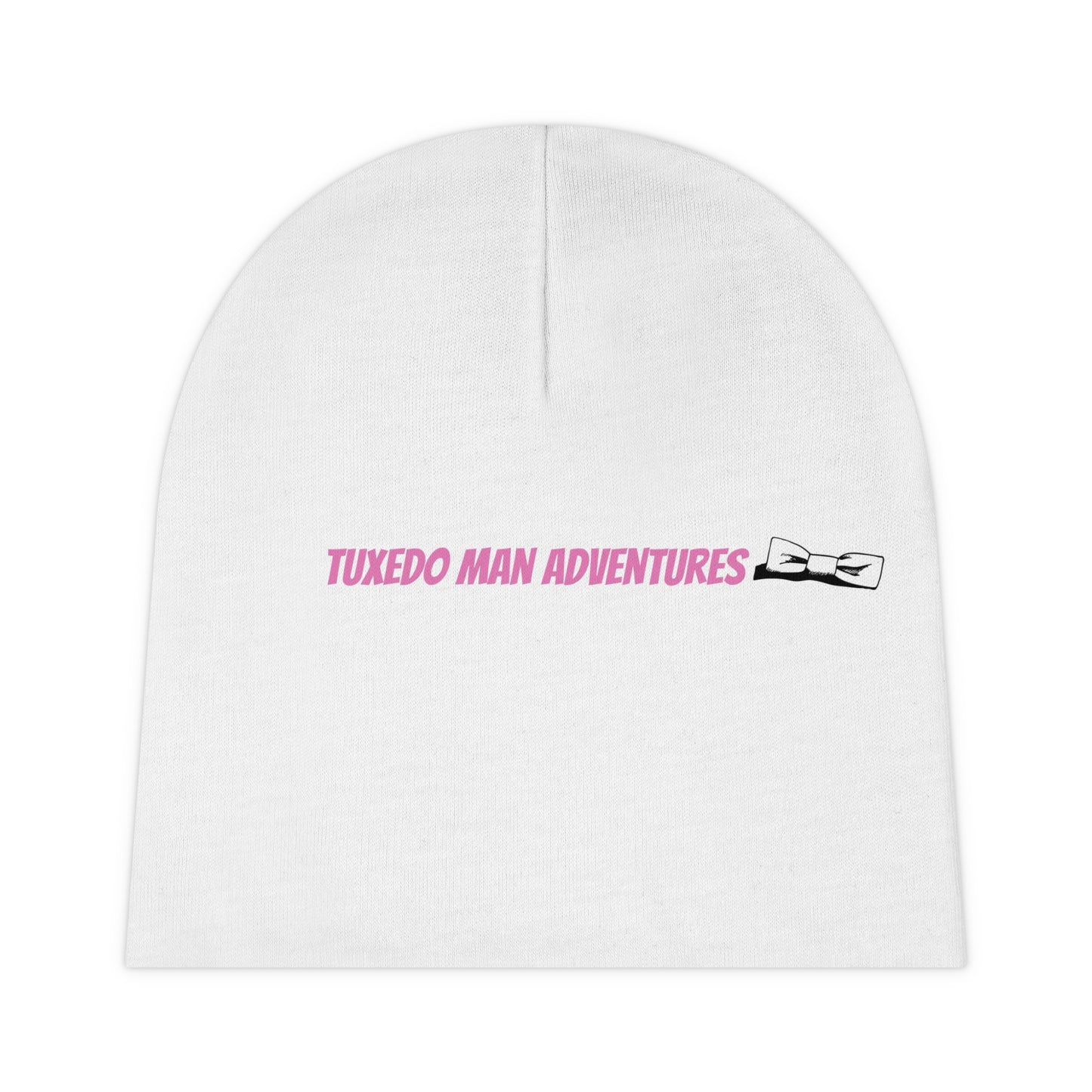 Pink Bowtie Logo Baby Beanie (AOP)