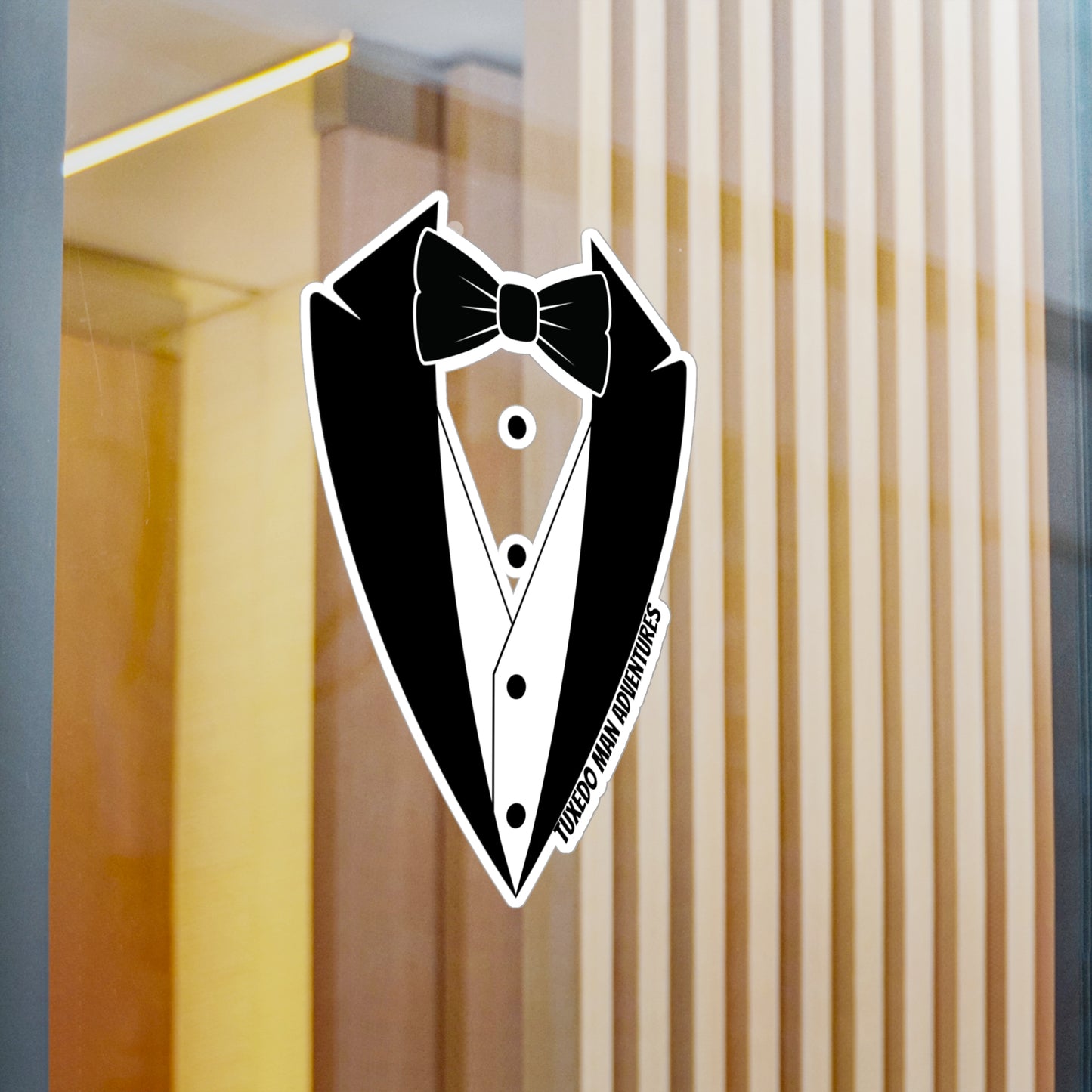 Vinyl Decal Tuxedo Man Logo