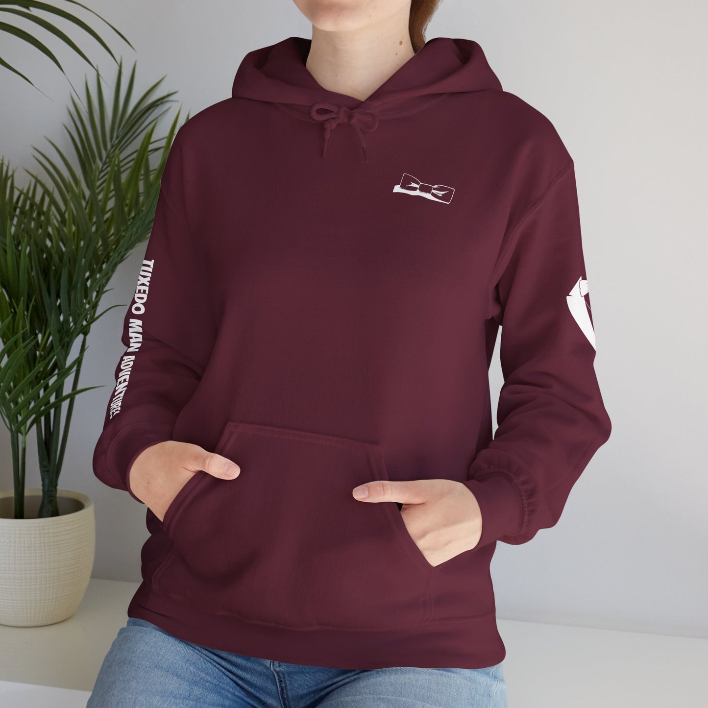 Adult Unisex Hooded Sweatshirt Bowtie Logo (dark colors, light logo) Gildan Heavy Blend™ Hooded Sweatshirt S-5XL