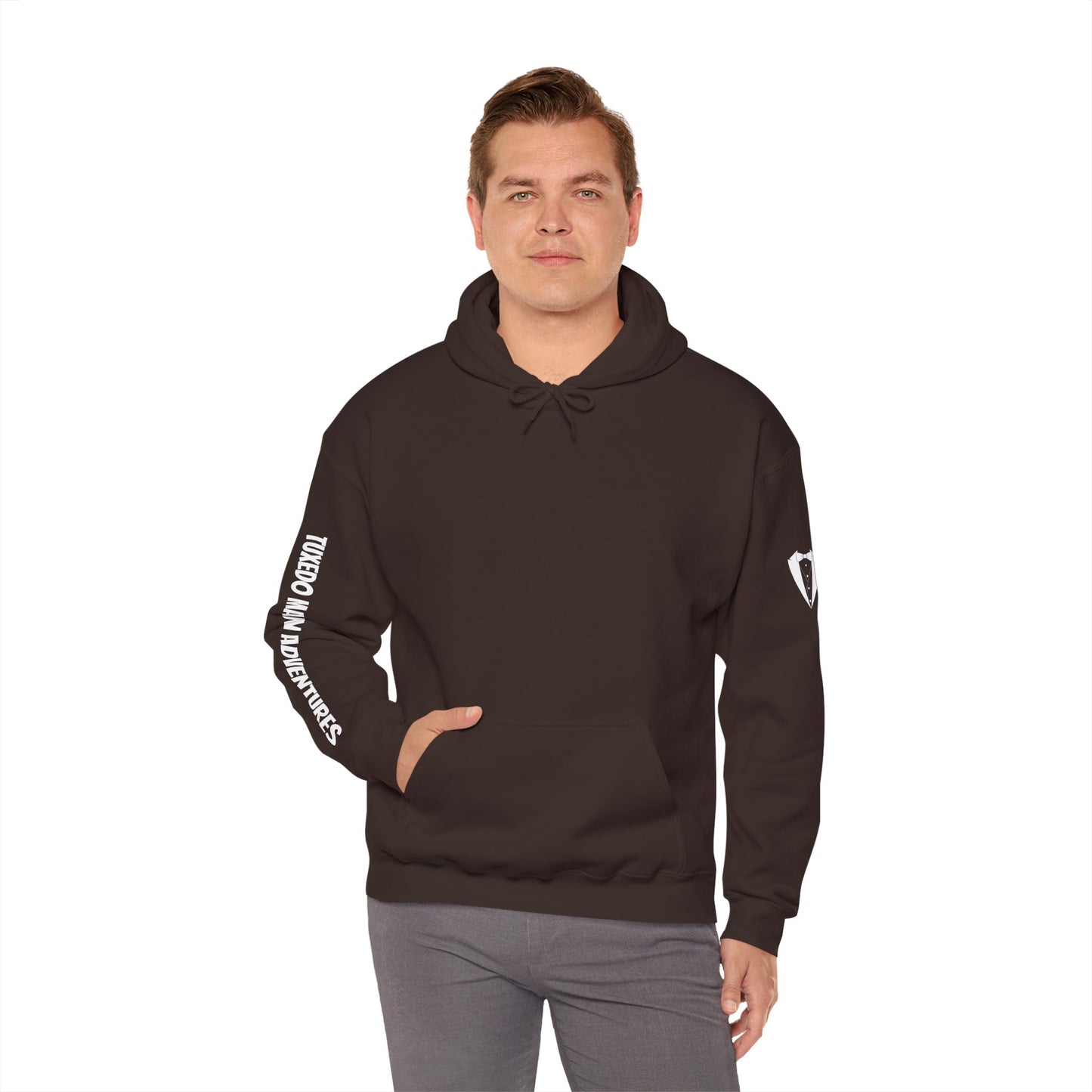 Adult Unisex Shoulder Logo Heavy Blend™ Hooded Sweatshirt S-5XL