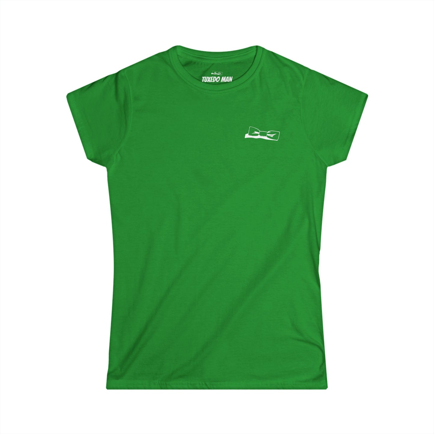 Adult Women's Bowtie Logo (white logo on dark palette) Gildan 100% Cotton Softstyle Tee S-3XL