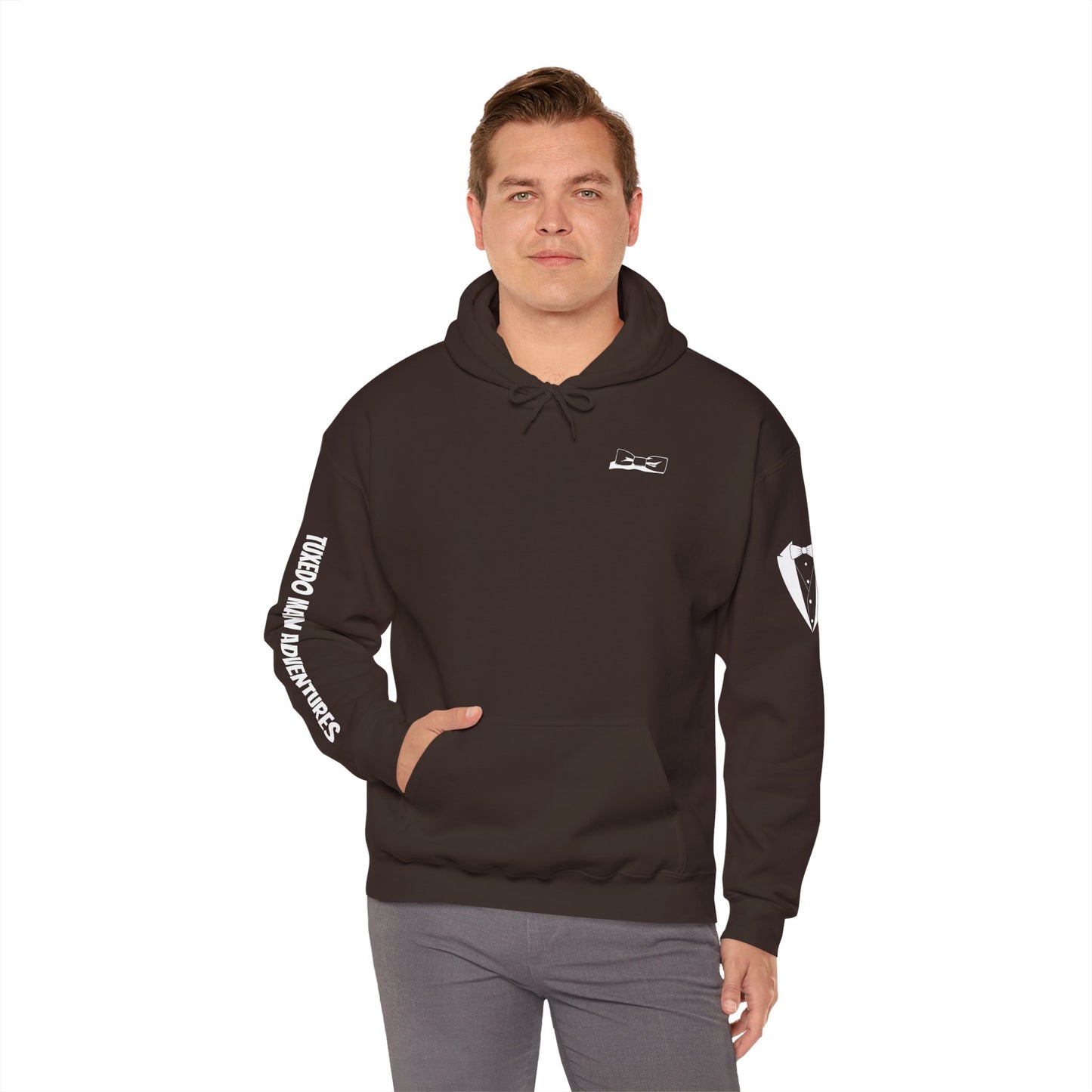 Adult Unisex Hooded Sweatshirt Bowtie Logo (dark colors, light logo) Gildan Heavy Blend™ Hooded Sweatshirt S-5XL