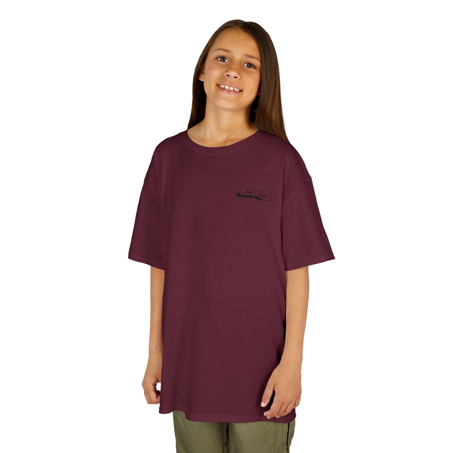 Youth Bowtie Logo (black bowtie on pastels) 100% Heavy Cotton™ Tee S-XL