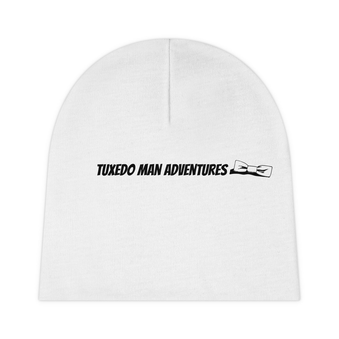 Black Bowtie Logo Baby Beanie (AOP)