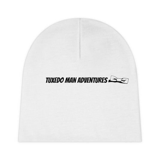 Black Bowtie Logo Baby Beanie (AOP)