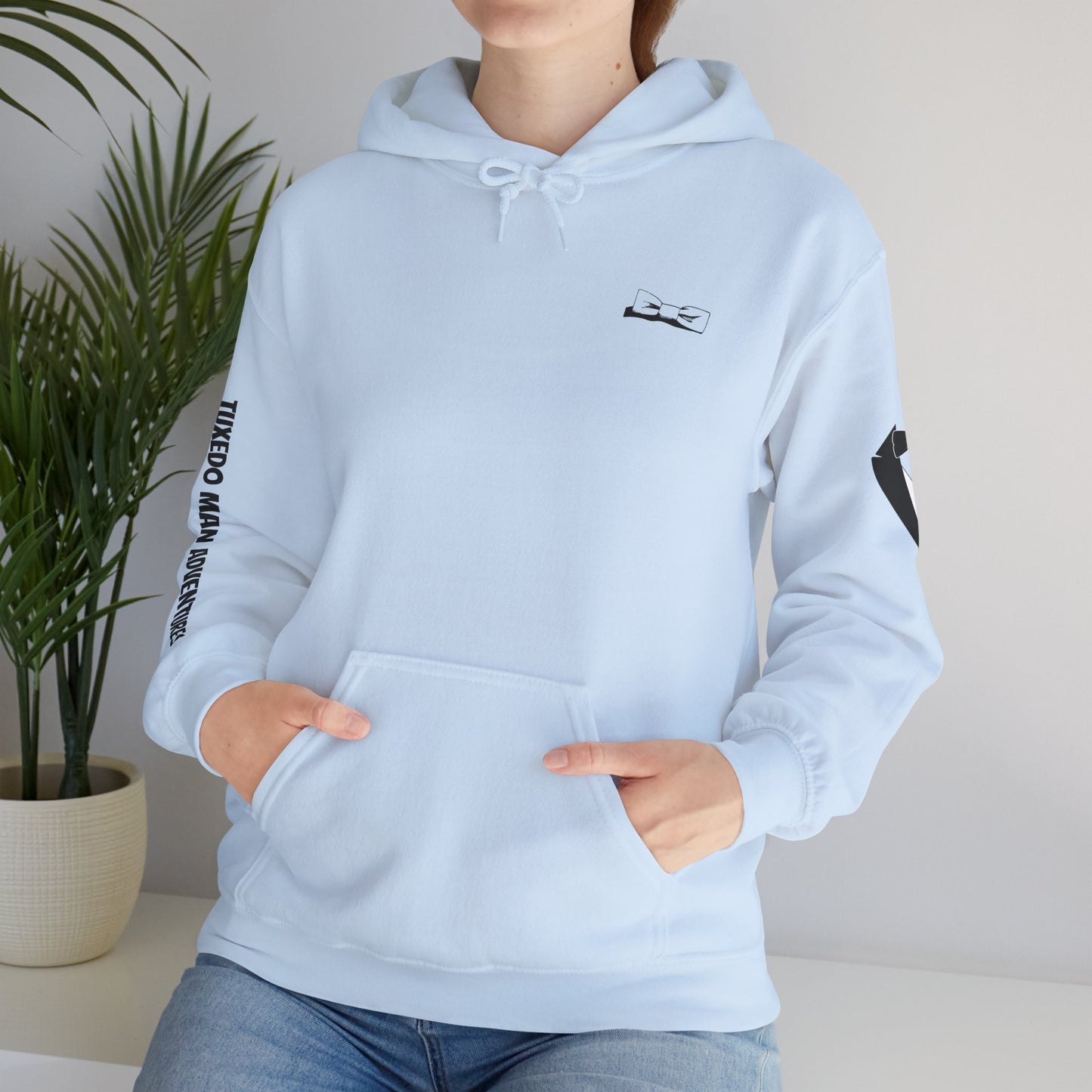 Adult Unisex Hooded Sweatshirt Bowtie Logo (light colors, black logo) Gildan Heavy Blend™ Hooded Sweatshirt S-5XL