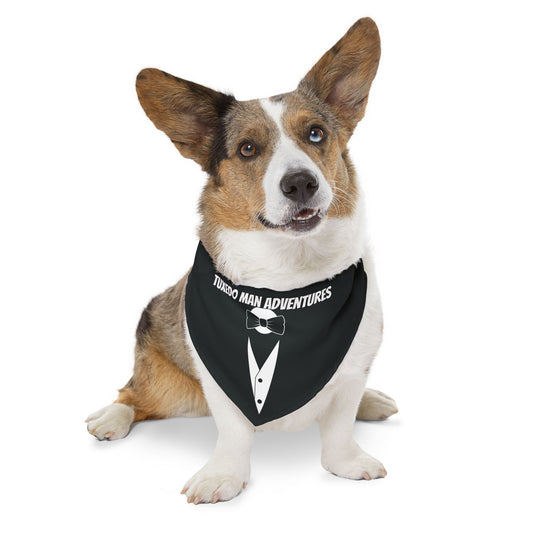 Pet Bandana Collar Black Tuxedo S-XL