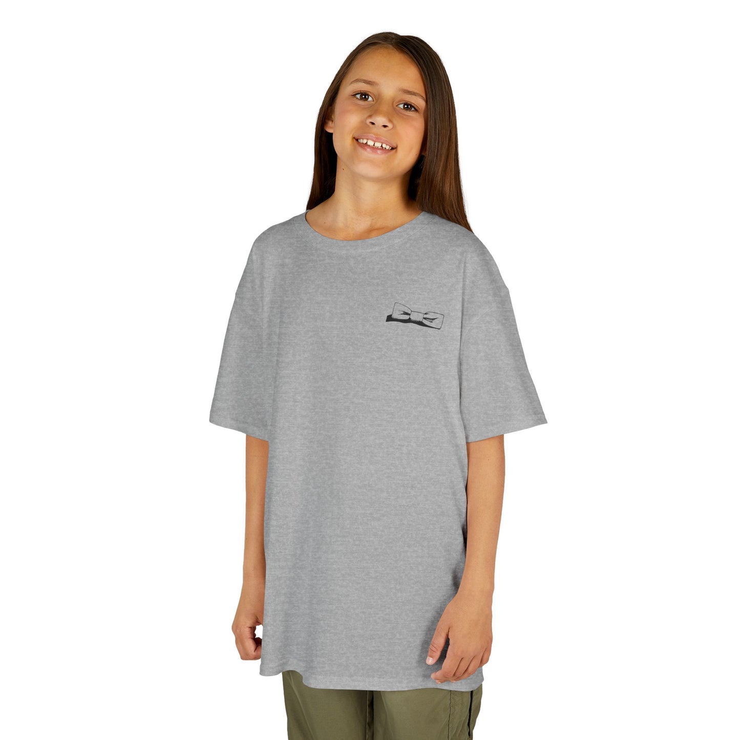 Youth Bowtie Logo (black bowtie on pastels) 100% Heavy Cotton™ Tee S-XL