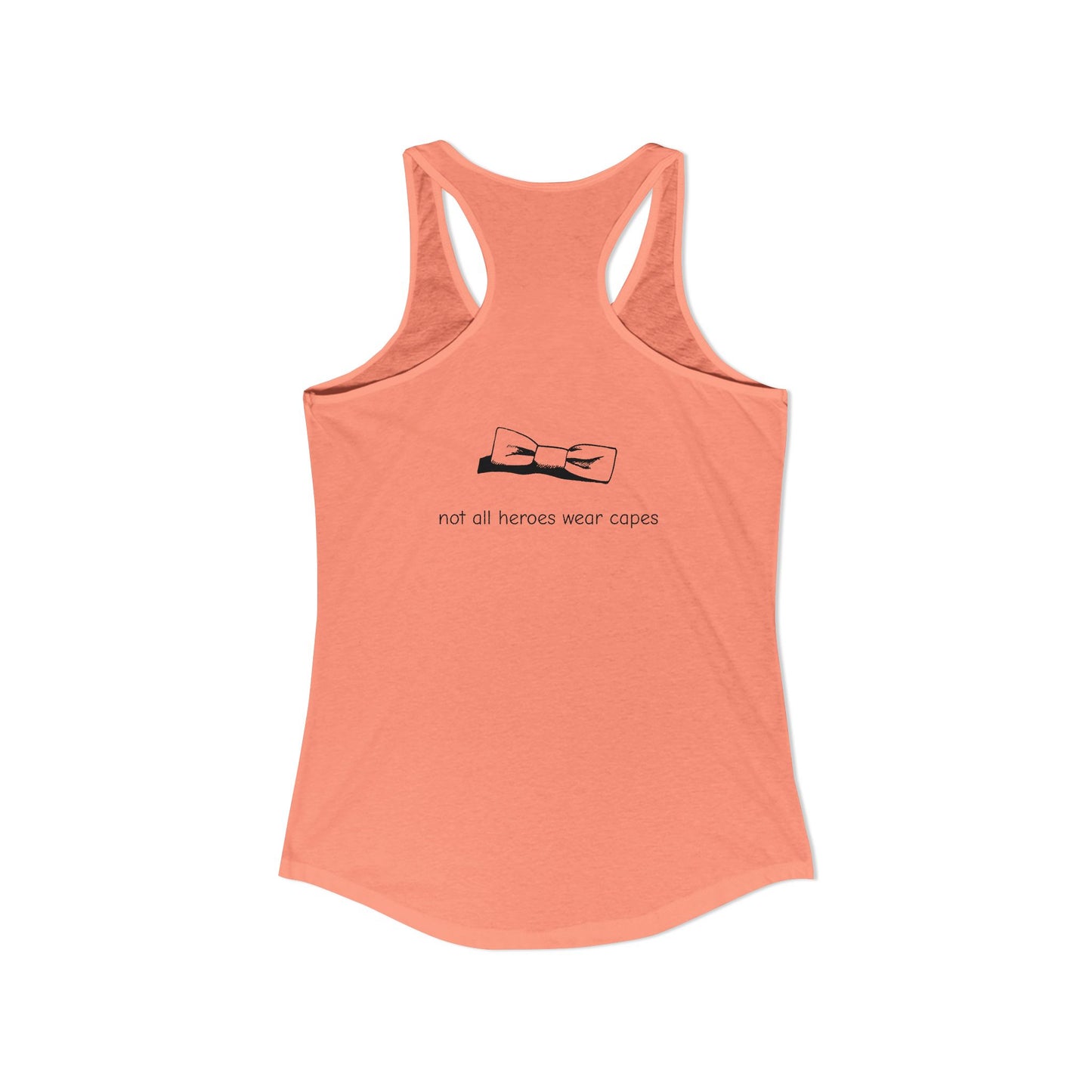 Adult Women's Tuxedo Man Logo Racerback Tank (XS-2XL)