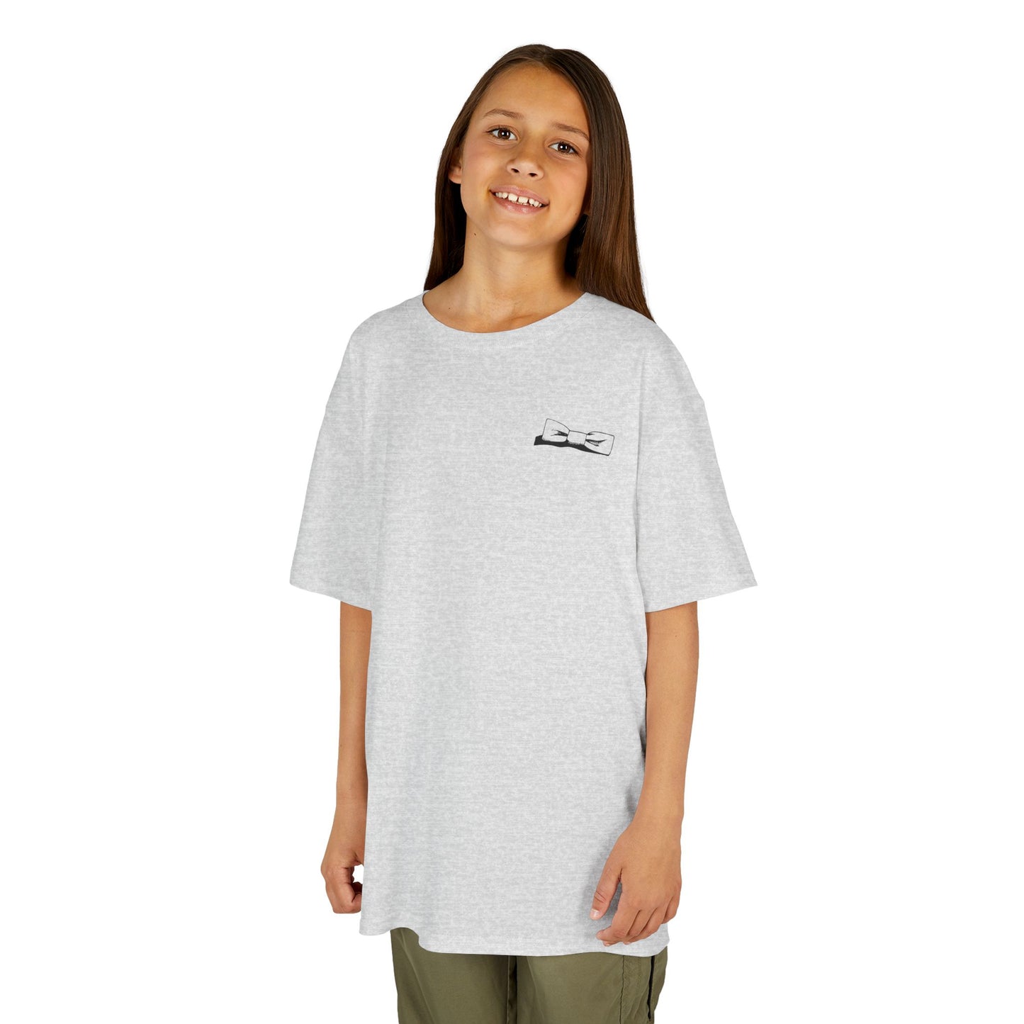 Youth Bowtie Logo (black bowtie on pastels) 100% Heavy Cotton™ Tee S-XL
