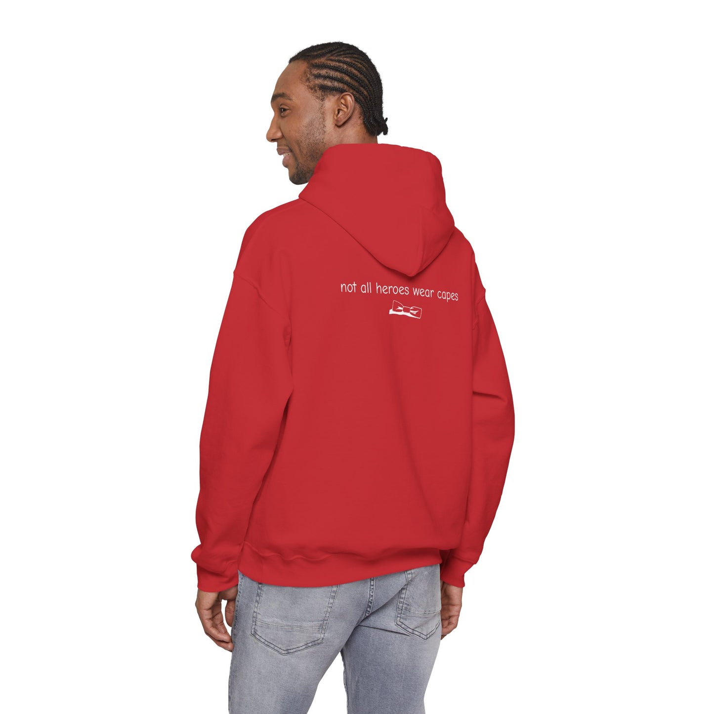 Adult Unisex Shoulder Logo Heavy Blend™ Hooded Sweatshirt S-5XL