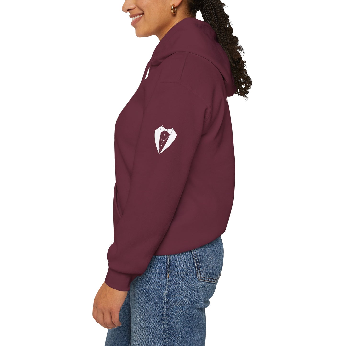 Adult Unisex Shoulder Logo Heavy Blend™ Hooded Sweatshirt S-5XL