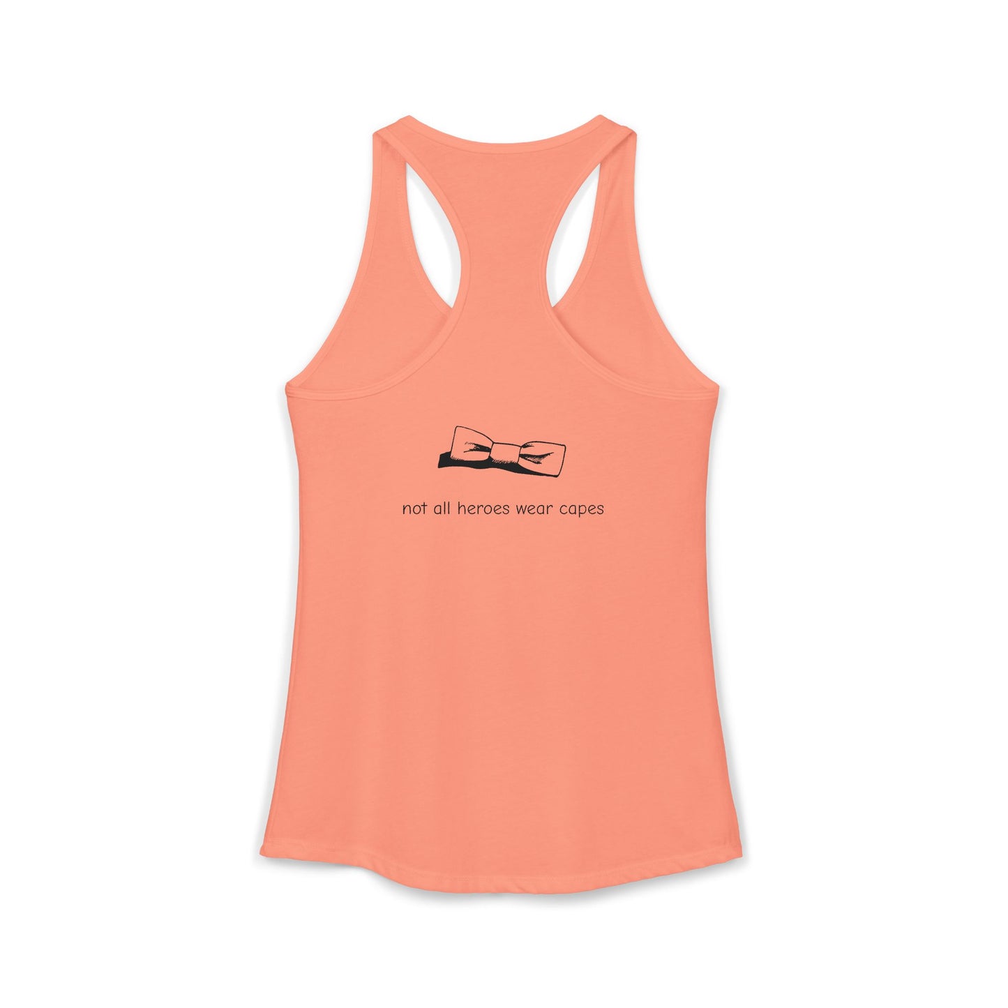 Adult Women's Tuxedo Man Logo Racerback Tank (XS-2XL)