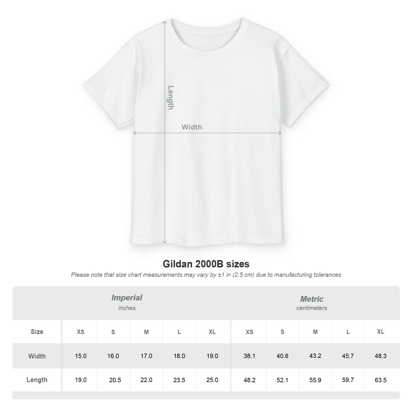 Youth Tuxedo Man Youth (black logo on white) Gildan Lightweight 100% Ultra Cotton Tee S-M-L
