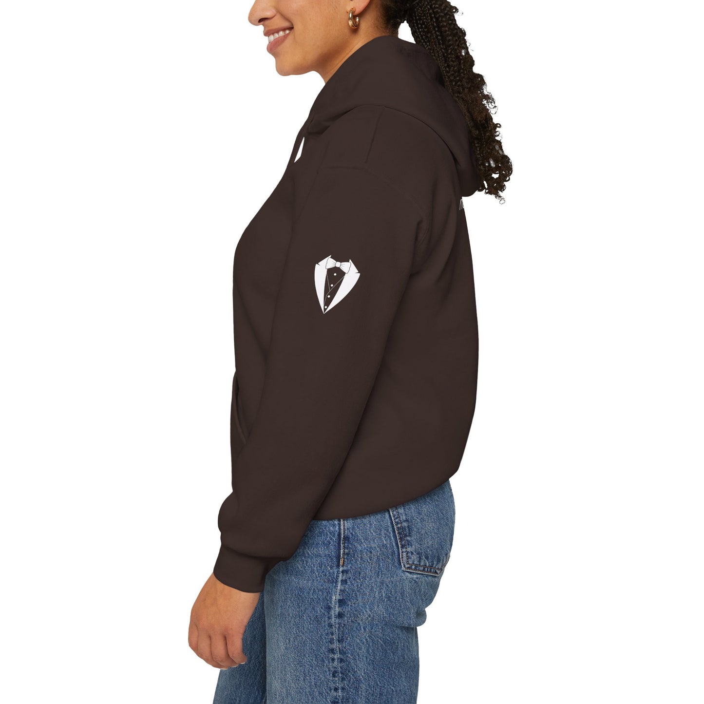 Adult Unisex Shoulder Logo Heavy Blend™ Hooded Sweatshirt S-5XL