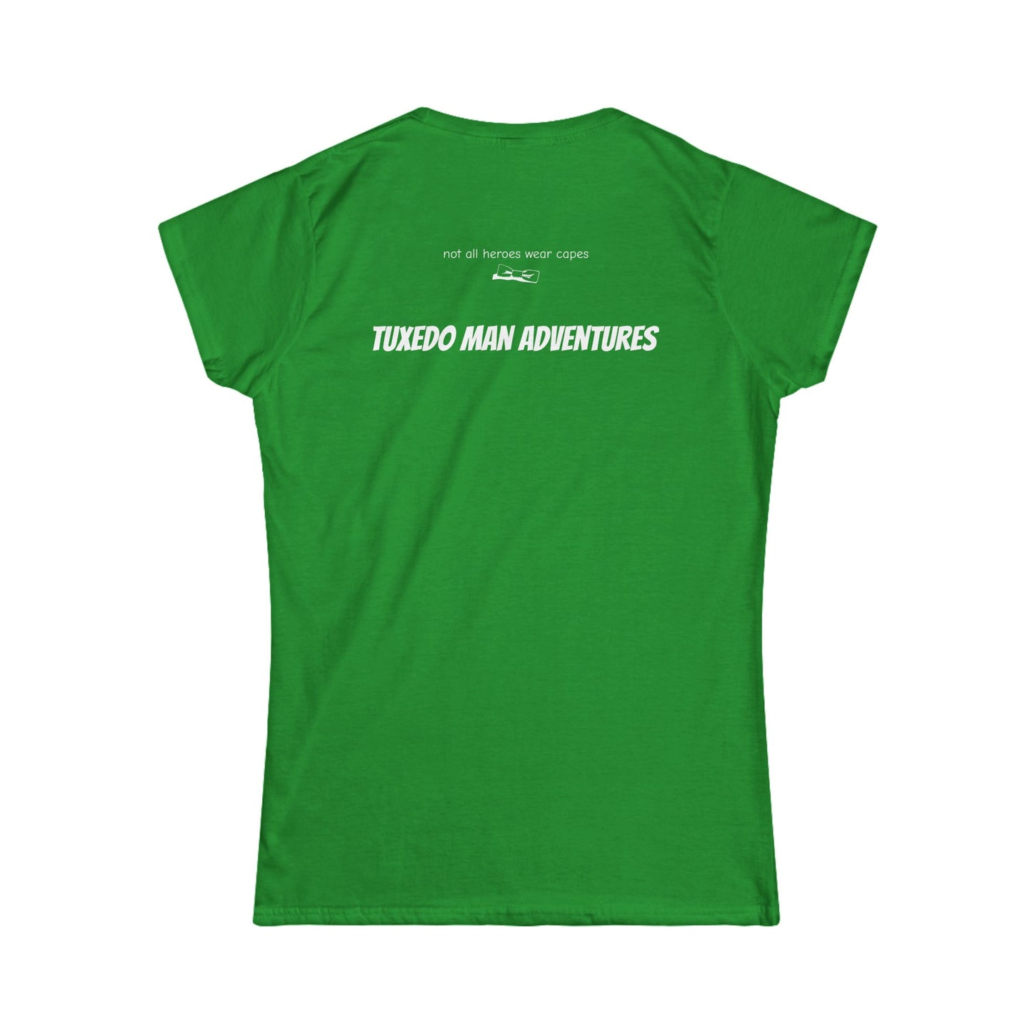 Adult Women's Bowtie Logo (white logo on dark palette) Gildan 100% Cotton Softstyle Tee S-3XL