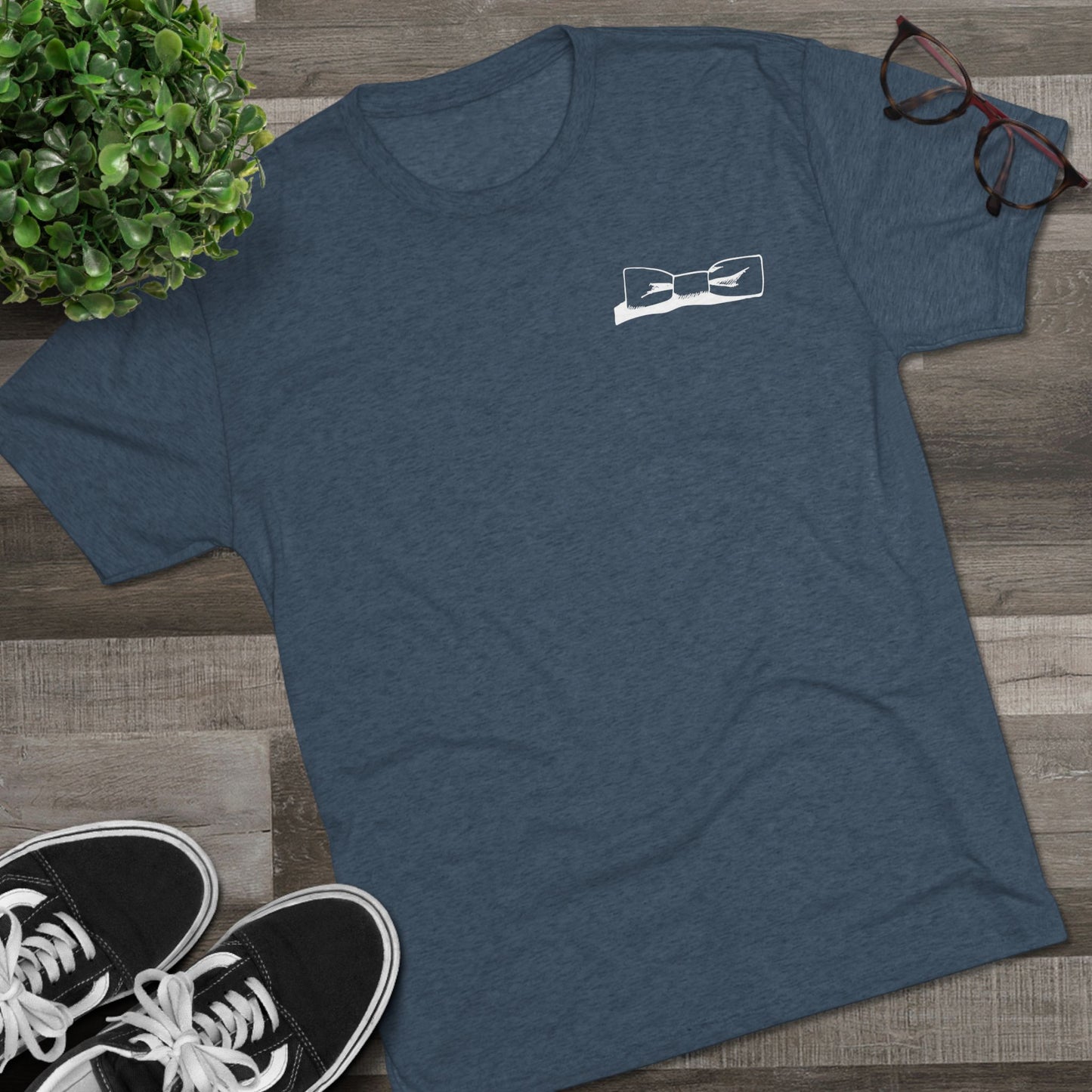 Men's Unisex Bowtie Logo Tri-Blend Crew Tee S-3XL