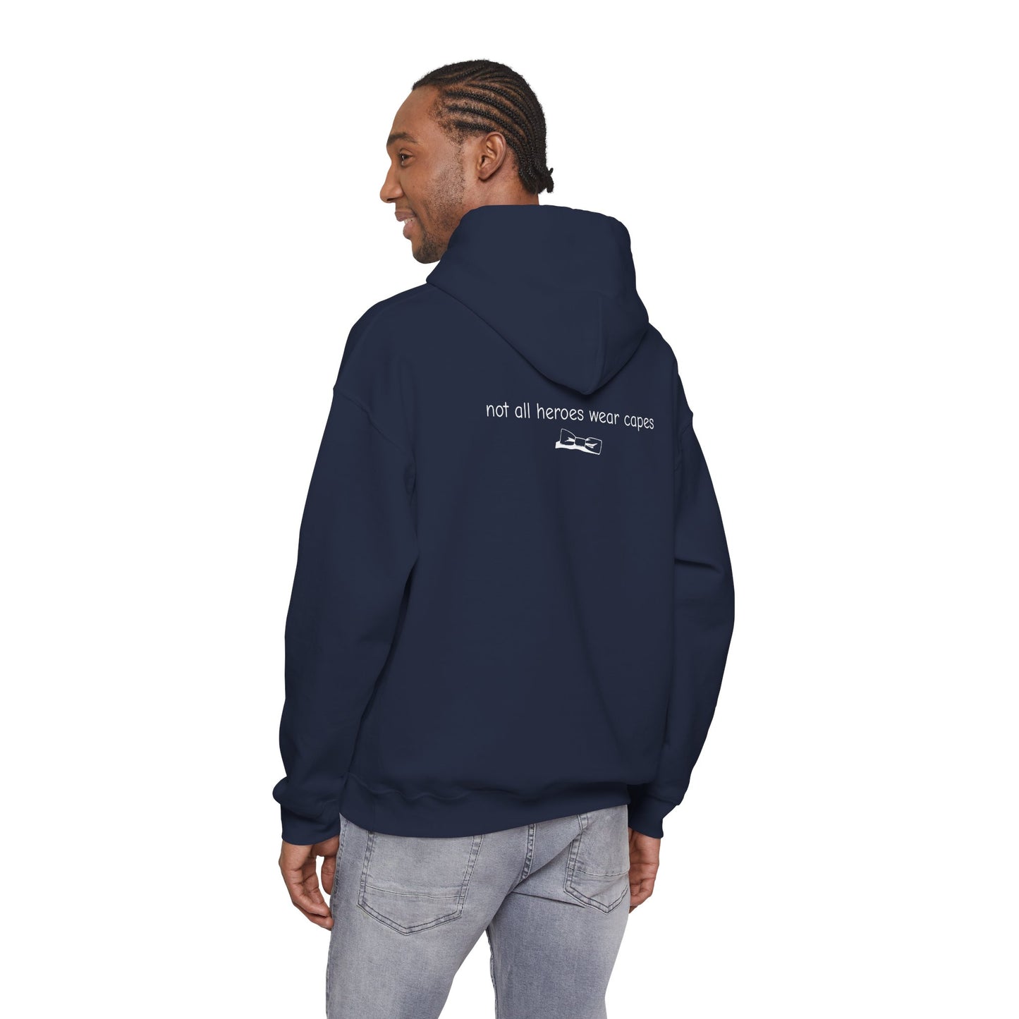 Adult Unisex Shoulder Logo Heavy Blend™ Hooded Sweatshirt S-5XL