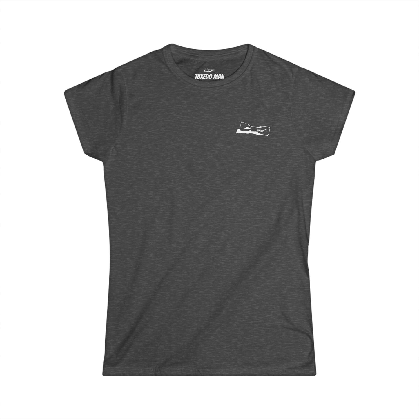 Adult Women's Bowtie Logo (white logo on dark palette) Gildan 100% Cotton Softstyle Tee S-3XL