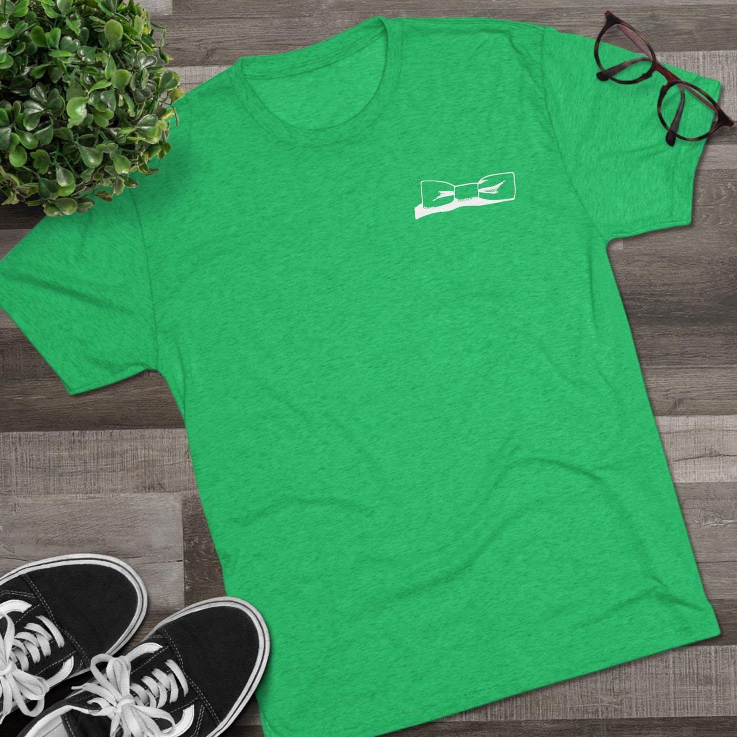 Men's Unisex Bowtie Logo Tri-Blend Crew Tee S-3XL