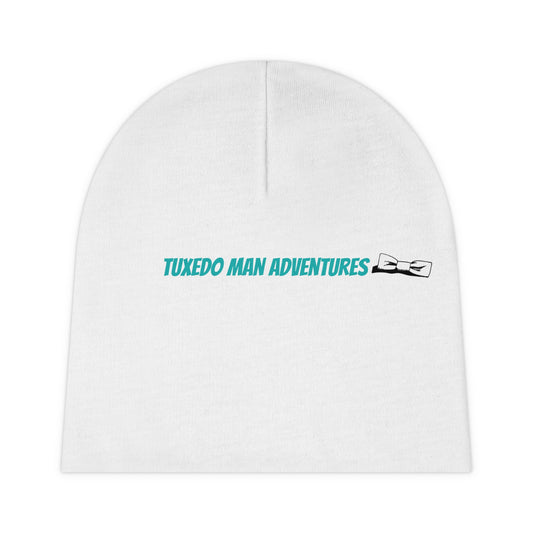 Blue Bowtie Logo Baby Beanie (AOP)