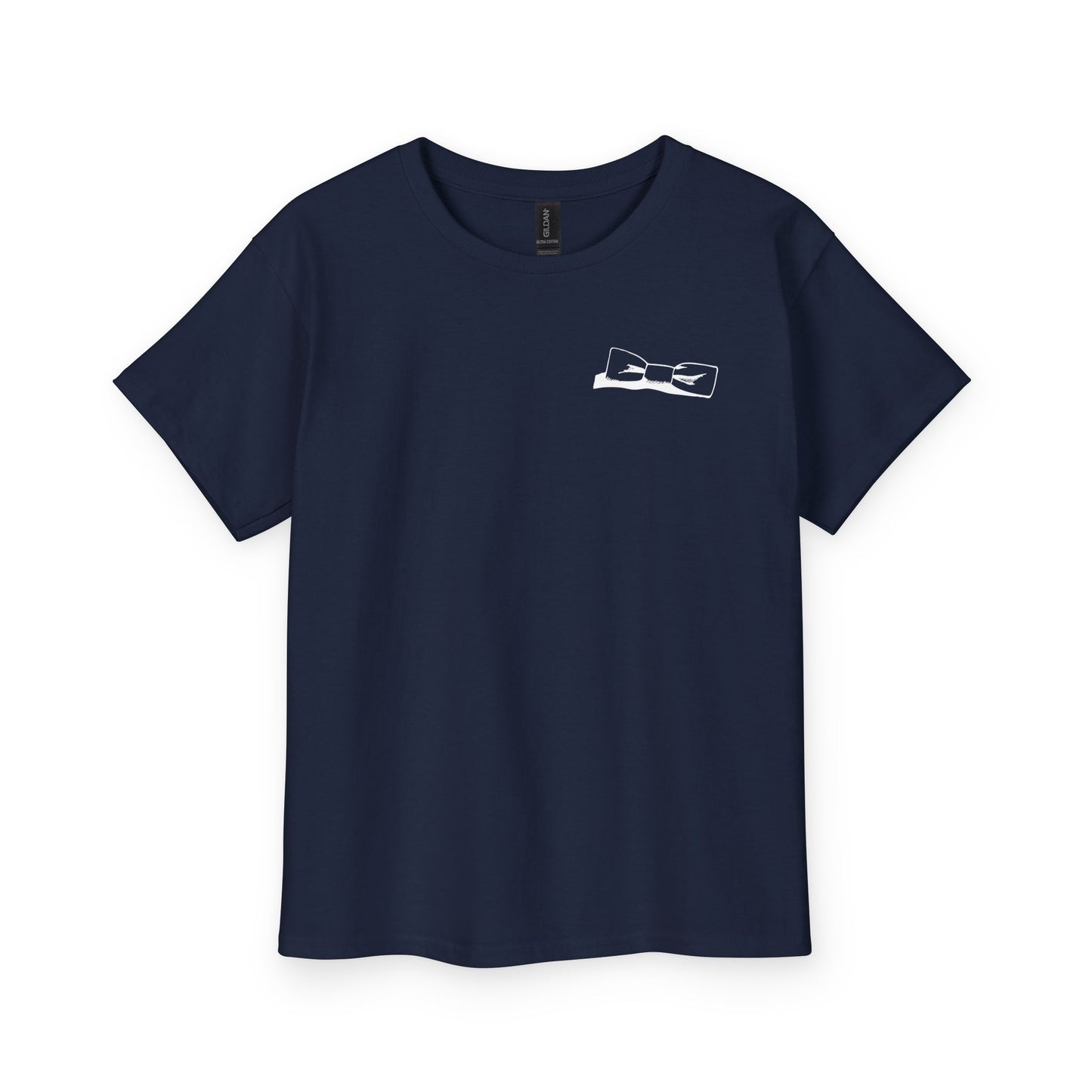 Youth Bowtie Logo (white bowtie on dark colors) 100% Heavy Cotton™ Tee S-M-L