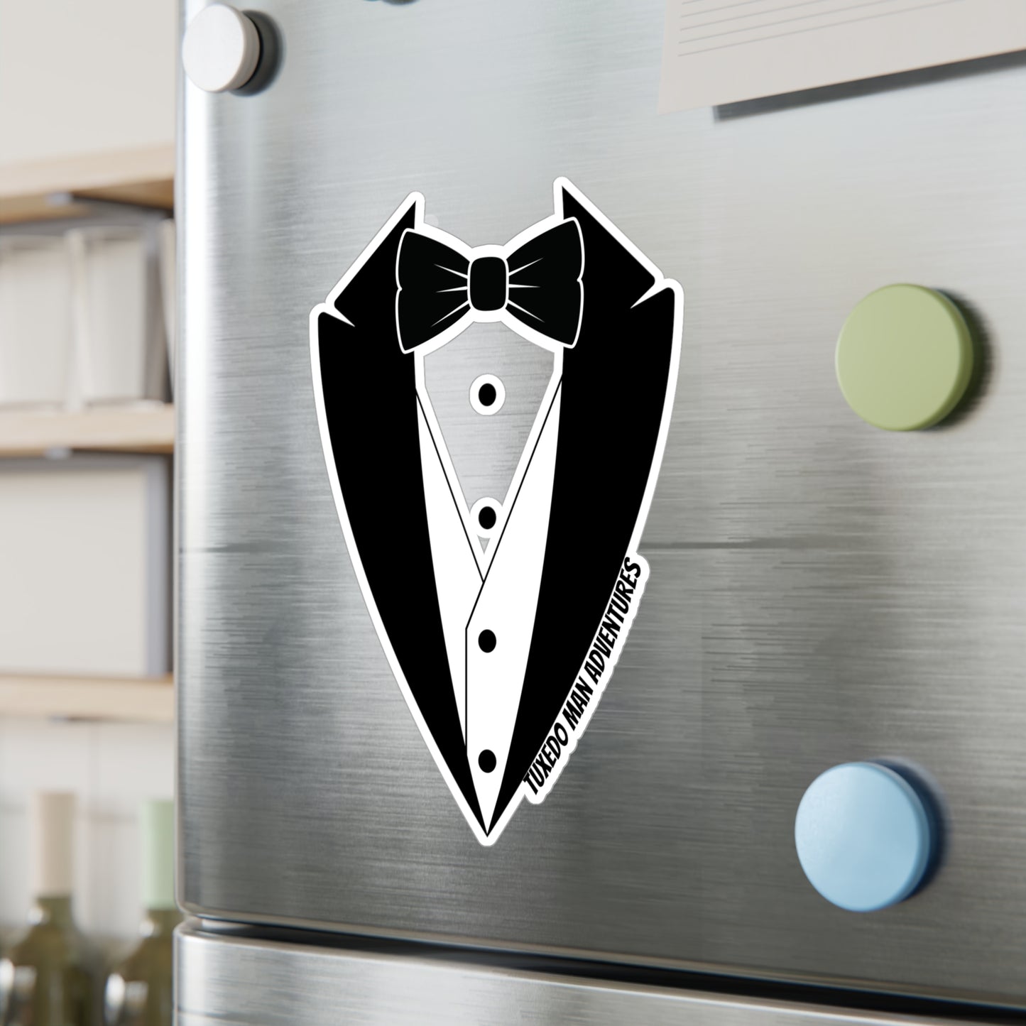 Vinyl Decal Tuxedo Man Logo