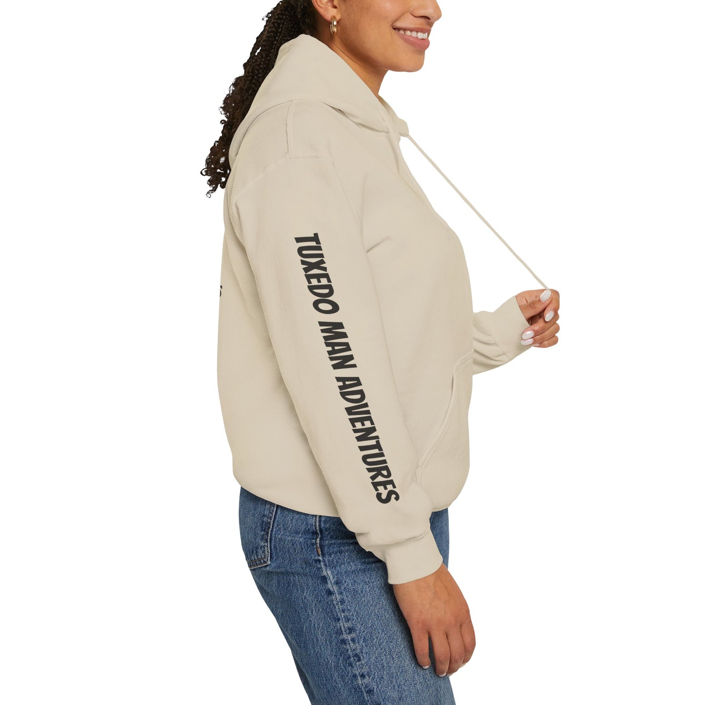 Adult Unisex Hooded Sweatshirt Bowtie Logo (light colors, black logo) Gildan Heavy Blend™ Hooded Sweatshirt S-5XL