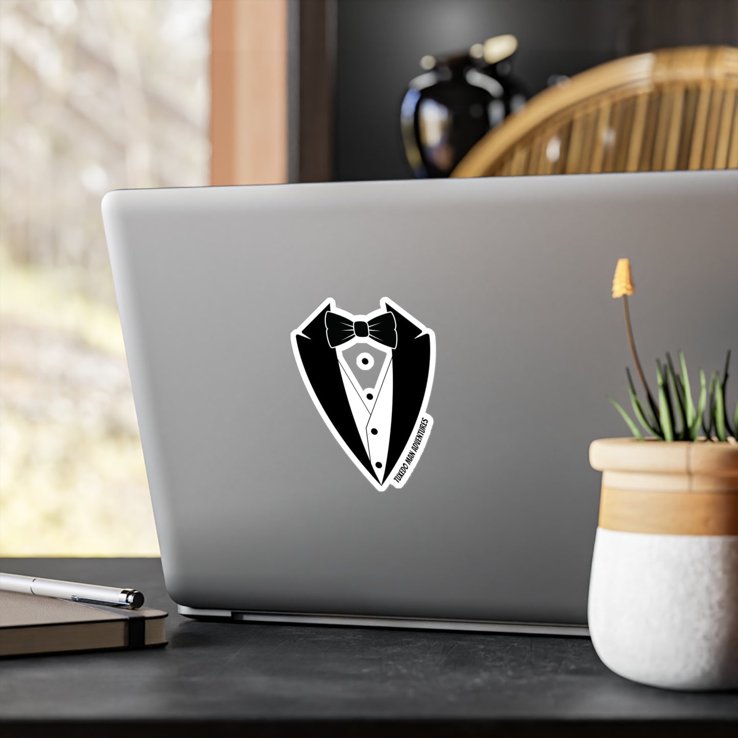 Vinyl Decal Tuxedo Man Logo