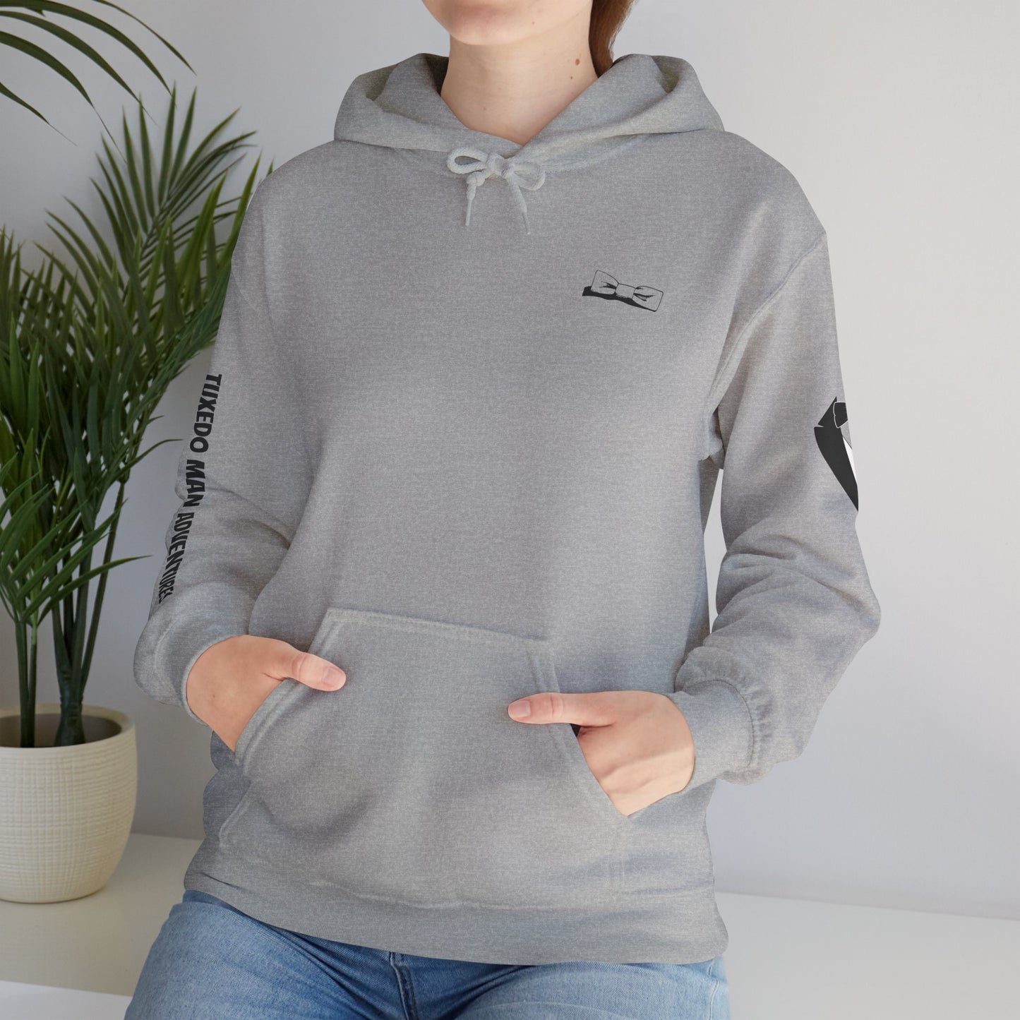 Adult Unisex Hooded Sweatshirt Bowtie Logo (light colors, black logo) Gildan Heavy Blend™ Hooded Sweatshirt S-5XL