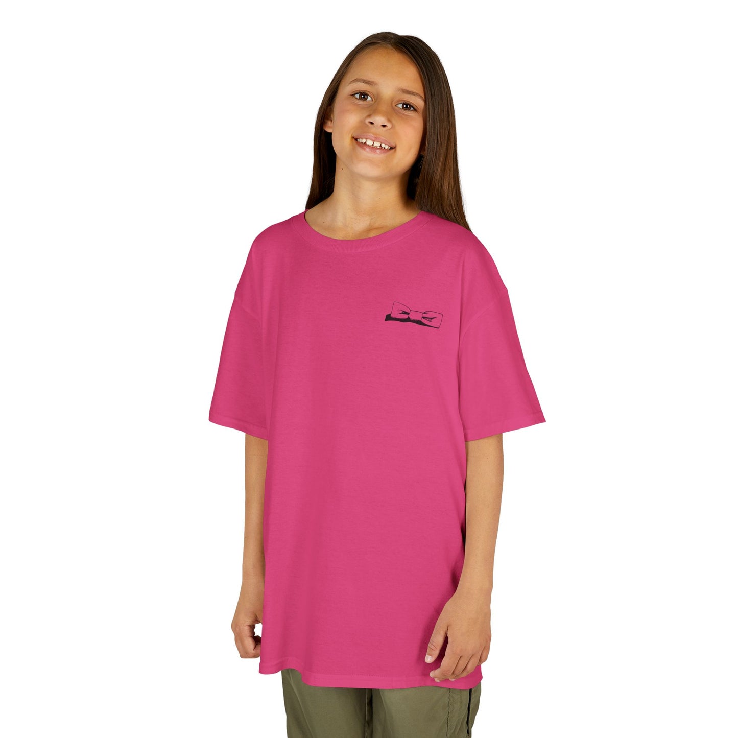 Youth Bowtie Logo (black bowtie on pastels) 100% Heavy Cotton™ Tee S-XL