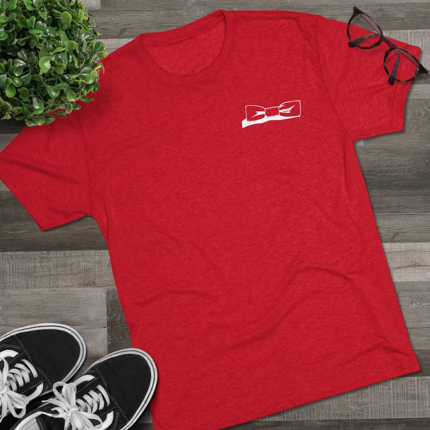 Men's Unisex Bowtie Logo Tri-Blend Crew Tee S-3XL