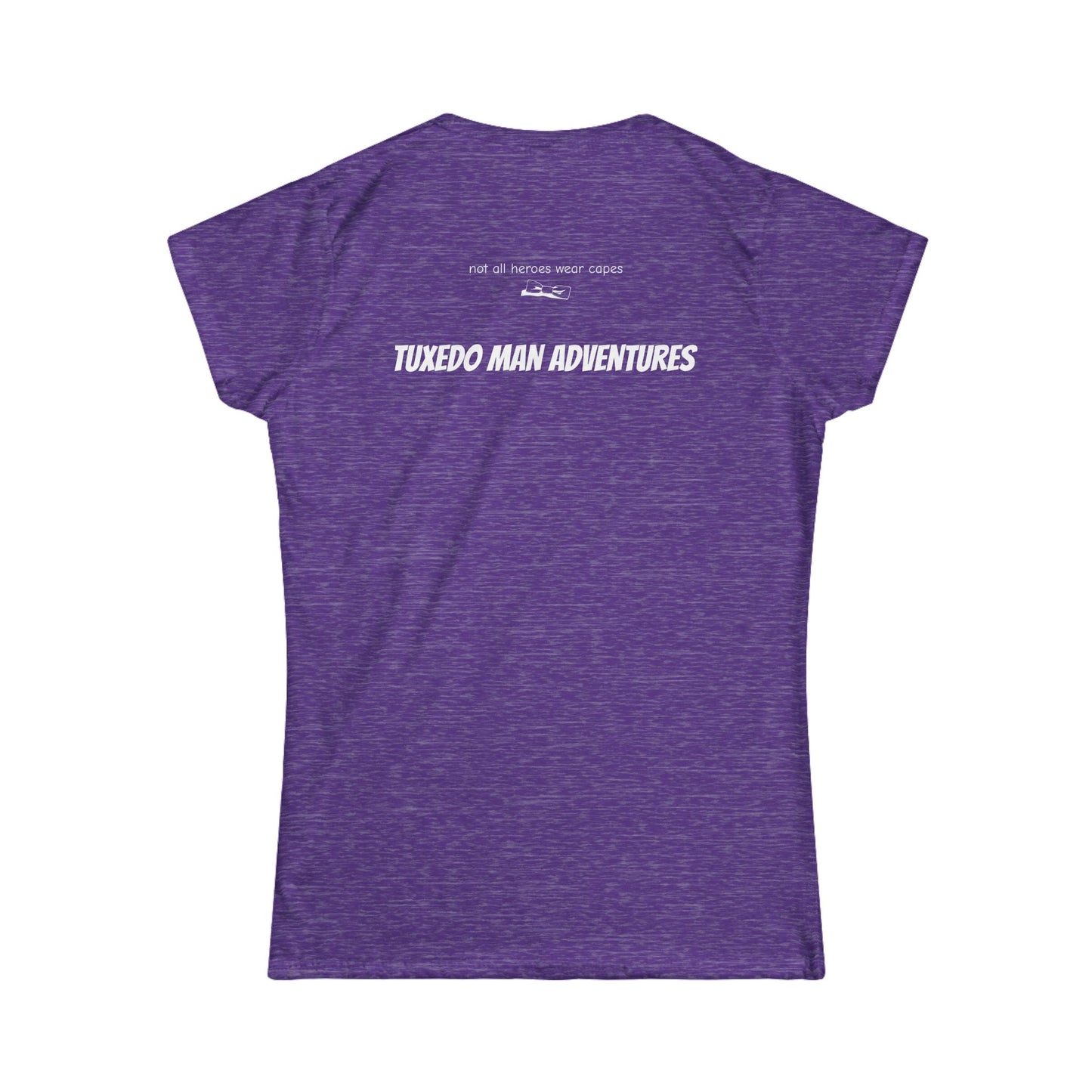 Adult Women's Bowtie Logo (white logo on dark palette) Gildan 100% Cotton Softstyle Tee S-3XL