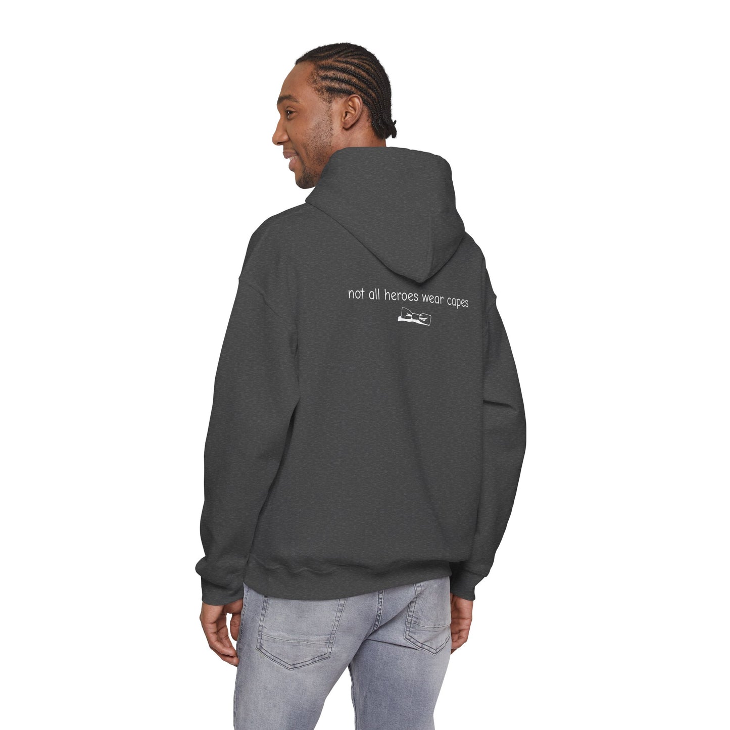 Adult Unisex Shoulder Logo Heavy Blend™ Hooded Sweatshirt S-5XL