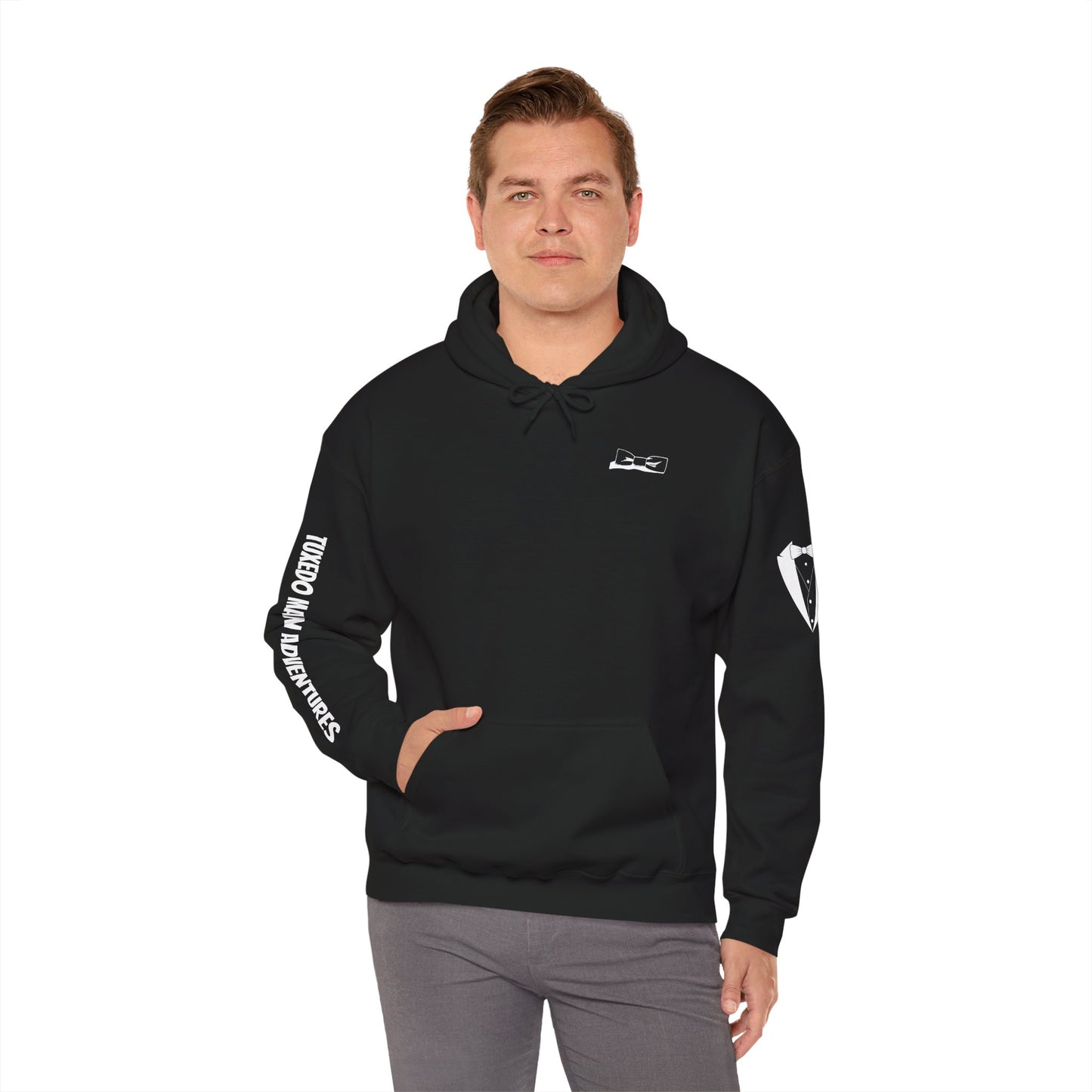 Adult Unisex Hooded Sweatshirt Bowtie Logo (dark colors, light logo) Gildan Heavy Blend™ Hooded Sweatshirt S-5XL