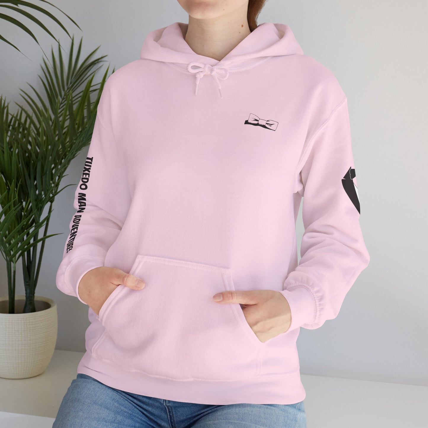 Adult Unisex Hooded Sweatshirt Bowtie Logo (light colors, black logo) Gildan Heavy Blend™ Hooded Sweatshirt S-5XL
