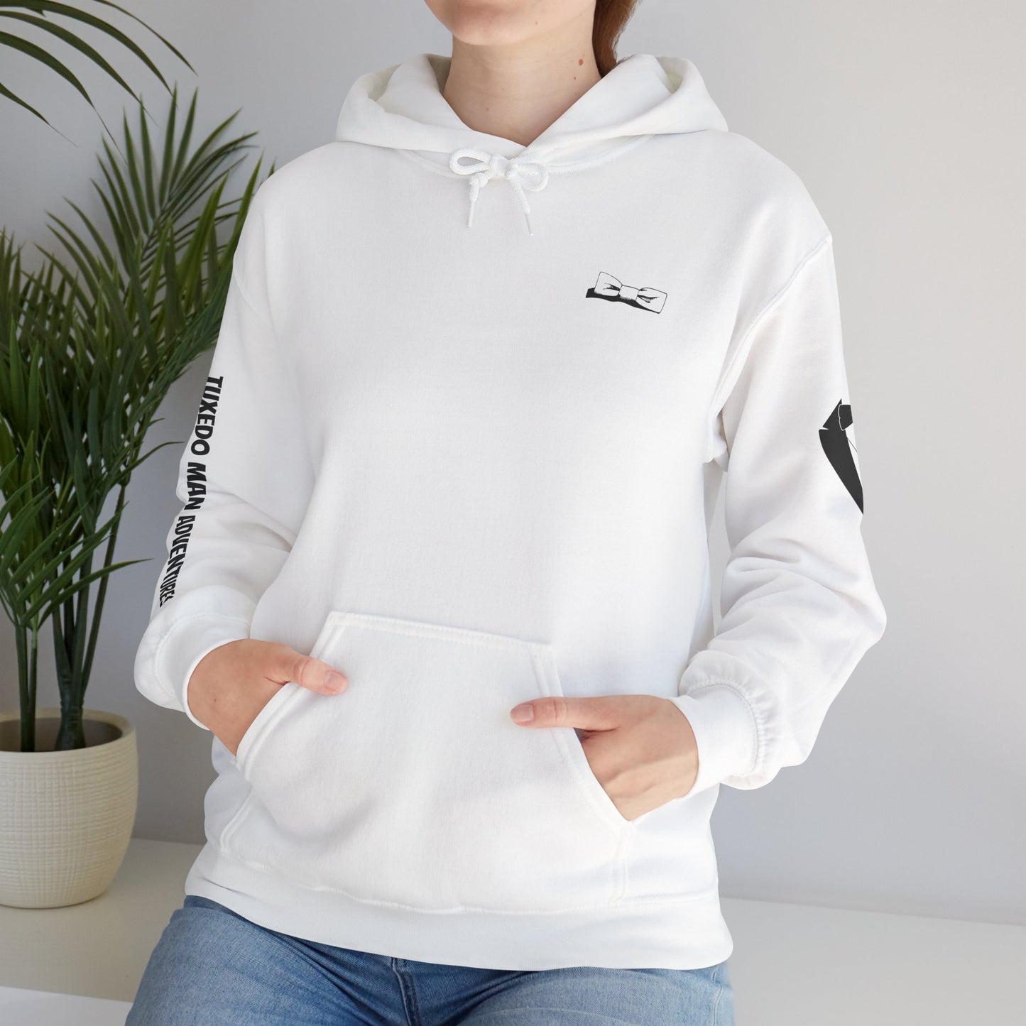 Adult Unisex Hooded Sweatshirt Bowtie Logo (light colors, black logo) Gildan Heavy Blend™ Hooded Sweatshirt S-5XL
