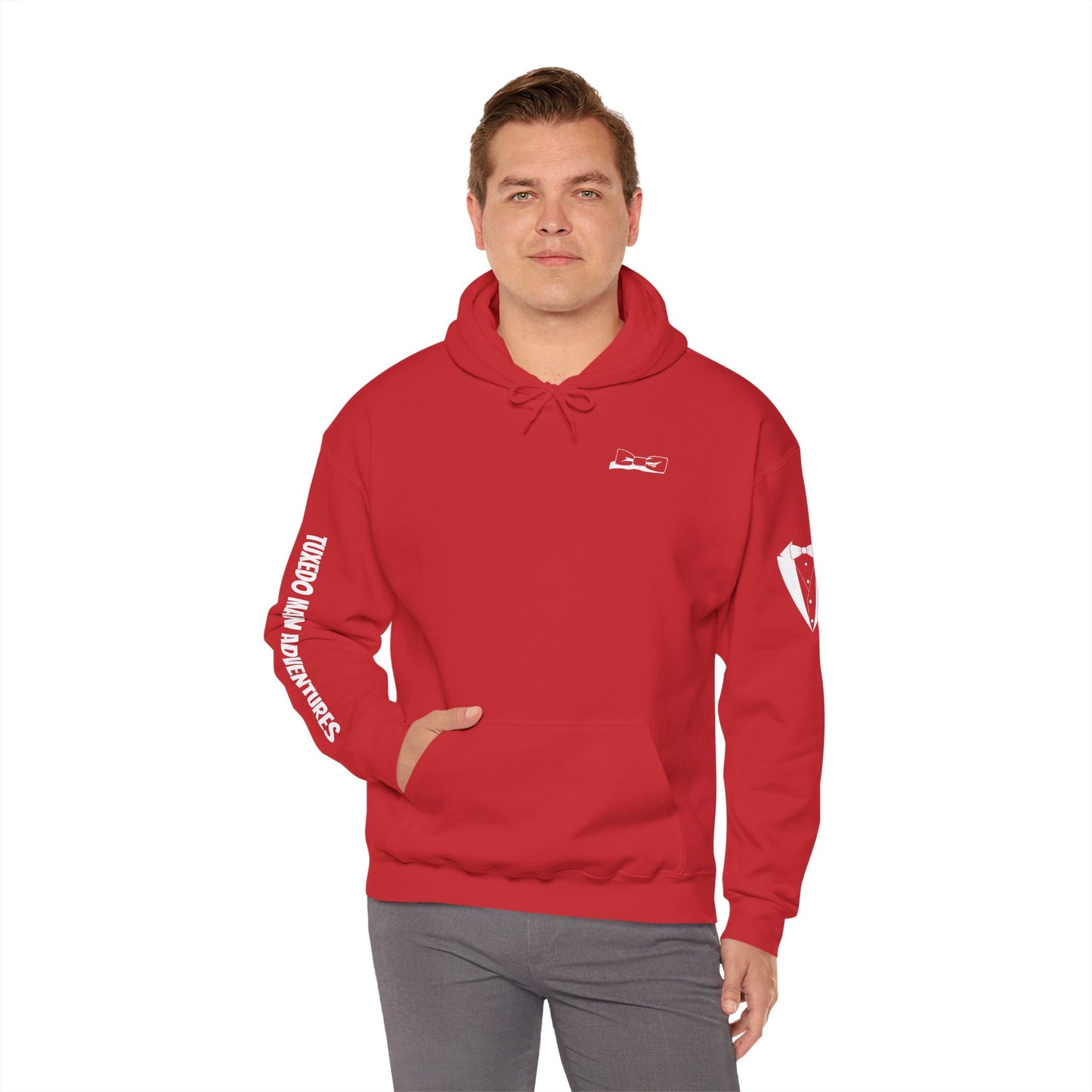 Adult Unisex Hooded Sweatshirt Bowtie Logo (dark colors, light logo) Gildan Heavy Blend™ Hooded Sweatshirt S-5XL