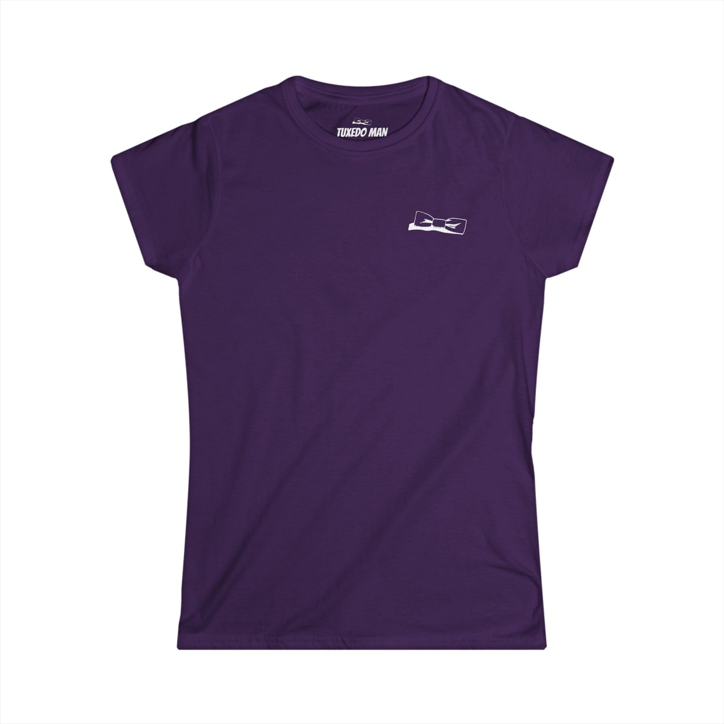 Adult Women's Bowtie Logo (white logo on dark palette) Gildan 100% Cotton Softstyle Tee S-3XL