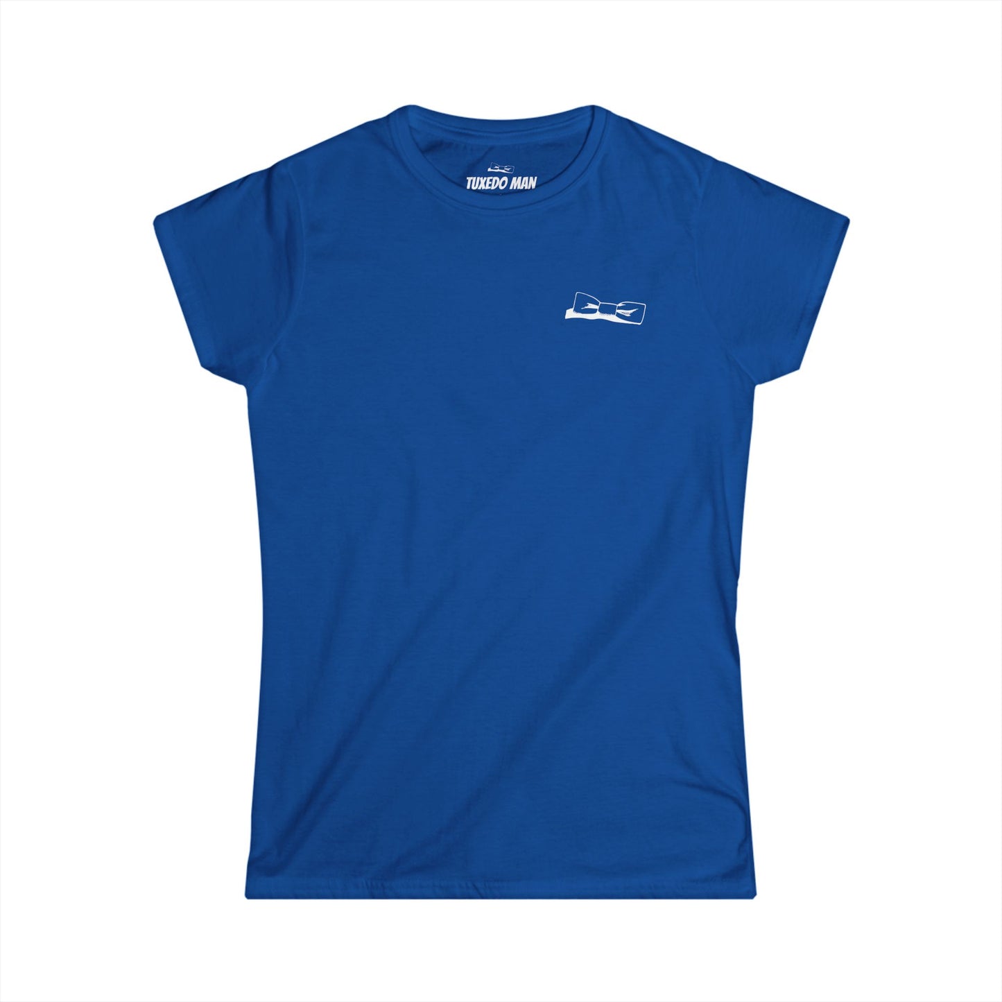 Adult Women's Bowtie Logo (white logo on dark palette) Gildan 100% Cotton Softstyle Tee S-3XL
