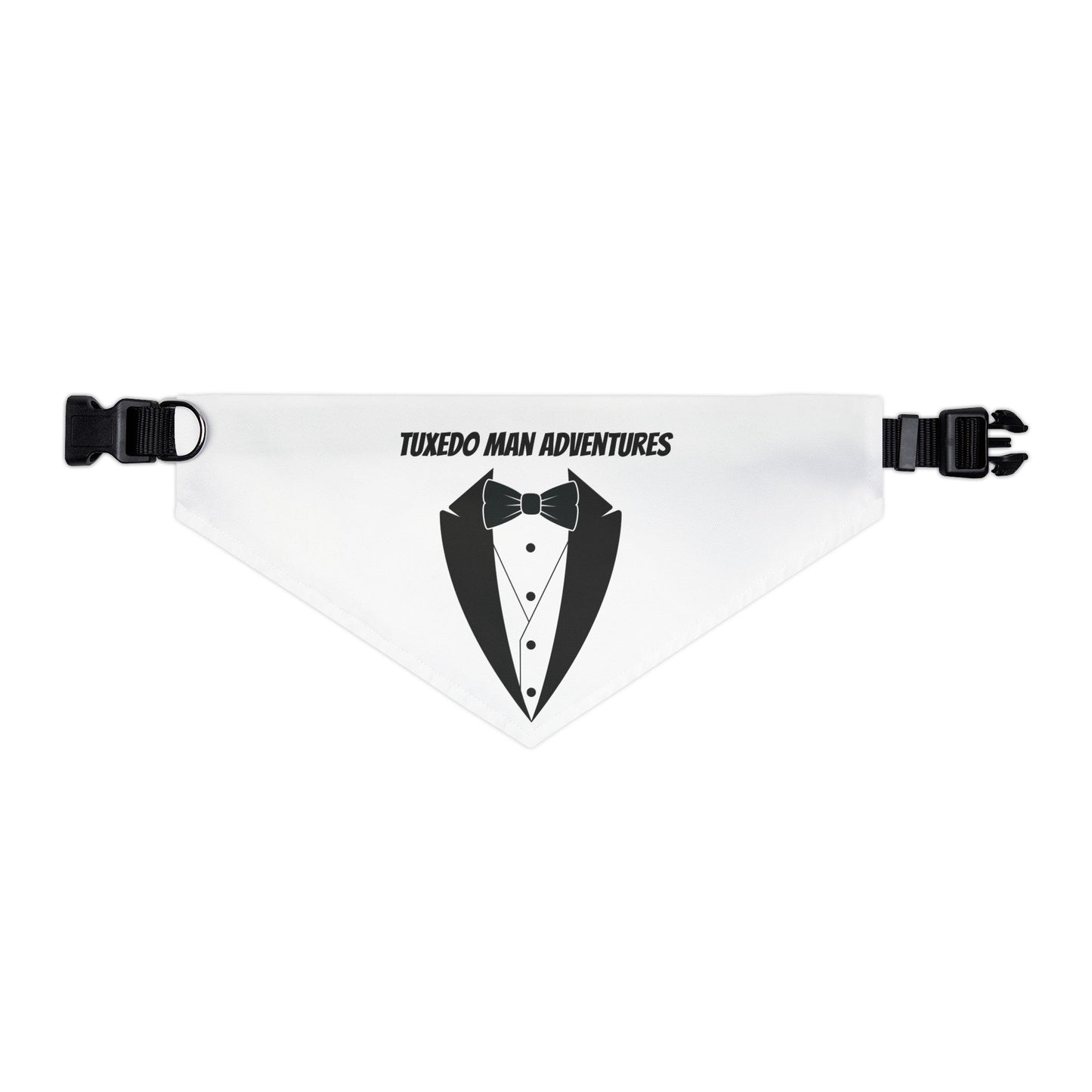 Pet Bandana Collar White Tuxedo S-XL