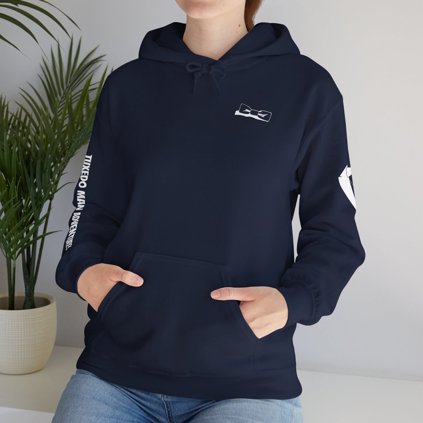Adult Unisex Hooded Sweatshirt Bowtie Logo (dark colors, light logo) Gildan Heavy Blend™ Hooded Sweatshirt S-5XL