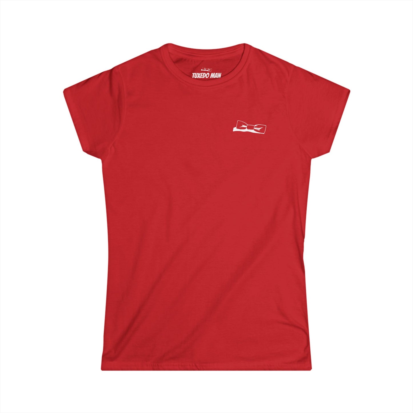 Adult Women's Bowtie Logo (white logo on dark palette) Gildan 100% Cotton Softstyle Tee S-3XL