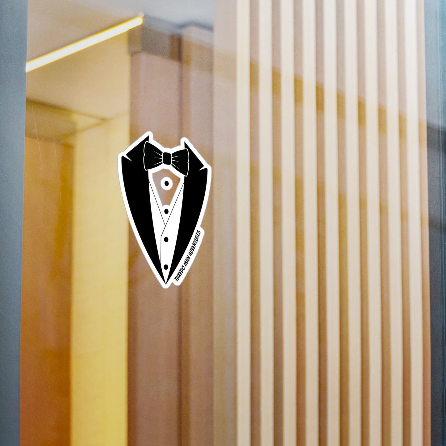 Vinyl Decal Tuxedo Man Logo