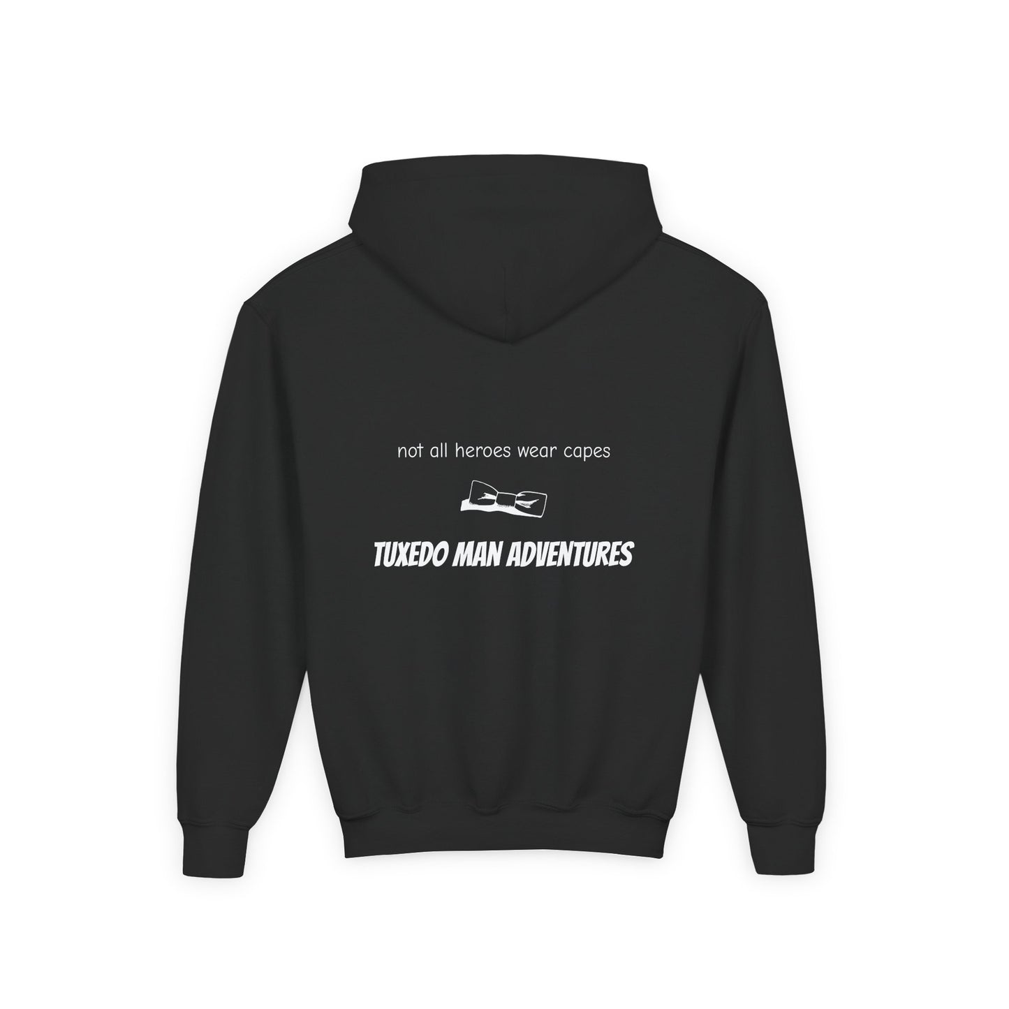 Youth Tuxedo Man Logo Hooded Sweatshirt Heavy Blend 50/50  S-XL