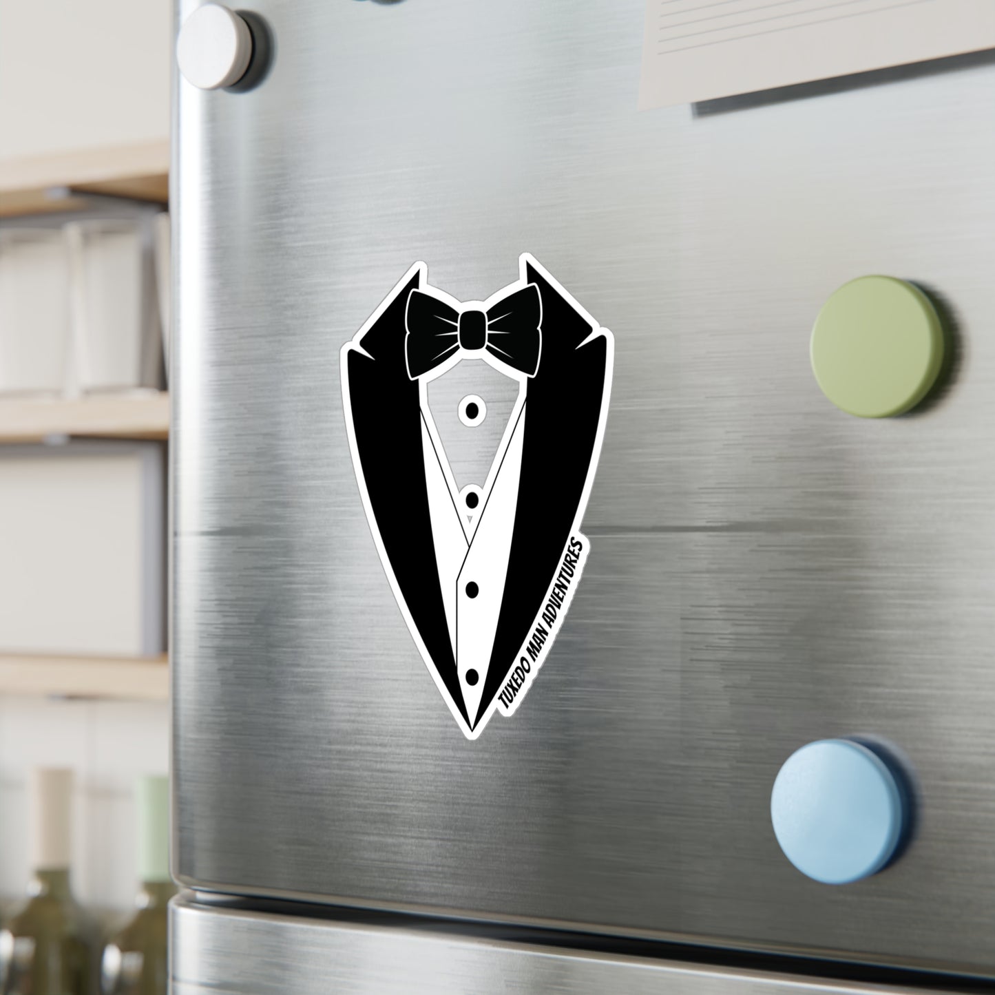 Vinyl Decal Tuxedo Man Logo