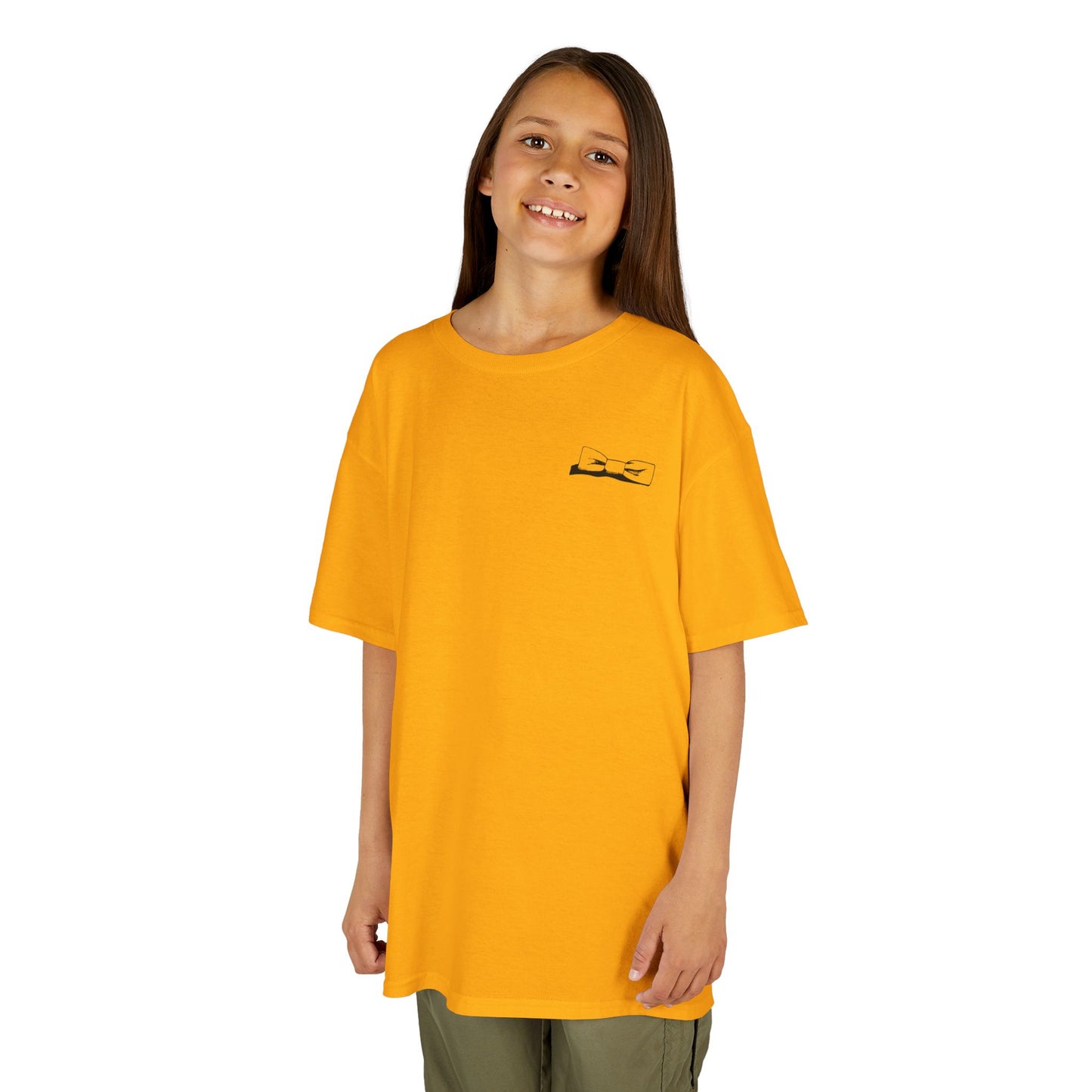 Youth Bowtie Logo (black bowtie on pastels) 100% Heavy Cotton™ Tee S-XL
